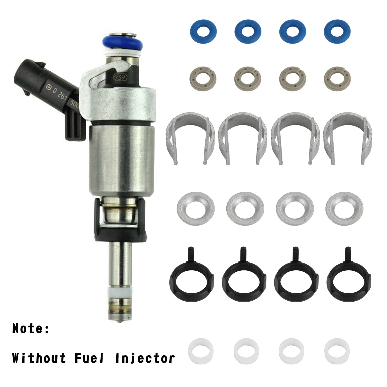 PALASER Audi A3/A4/A5 Tsi Engine 4PCS Fuel Injectors O-ring Seals Repair Kits 06H998907A 06H906036E - Image 4