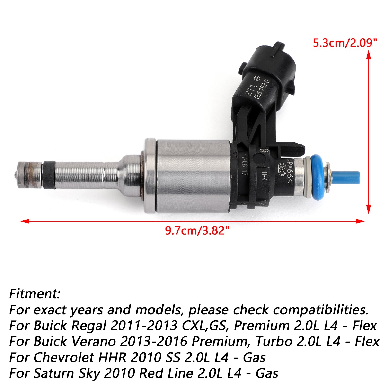 PALASER 1PCS Fuel Injectors 12636111 For Gm Buick Chevrolet Saturn Cobalt Regal Verano 12636111BA 0261500147 - Image 2