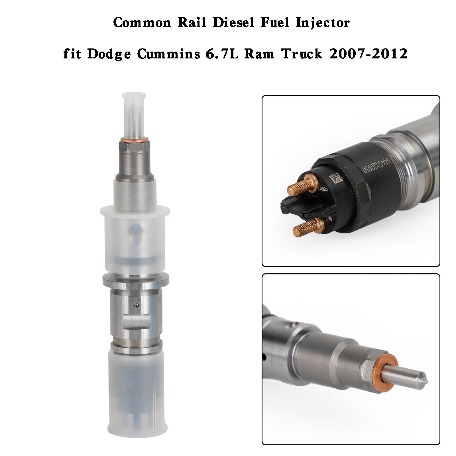 PALASER 2007-2012 Dodge Cummins 6.7L Ram Truck/pick-up Truck 1PCS Common Rail Diesel Fuel Injector 0445120050 0445120193 - Image 6