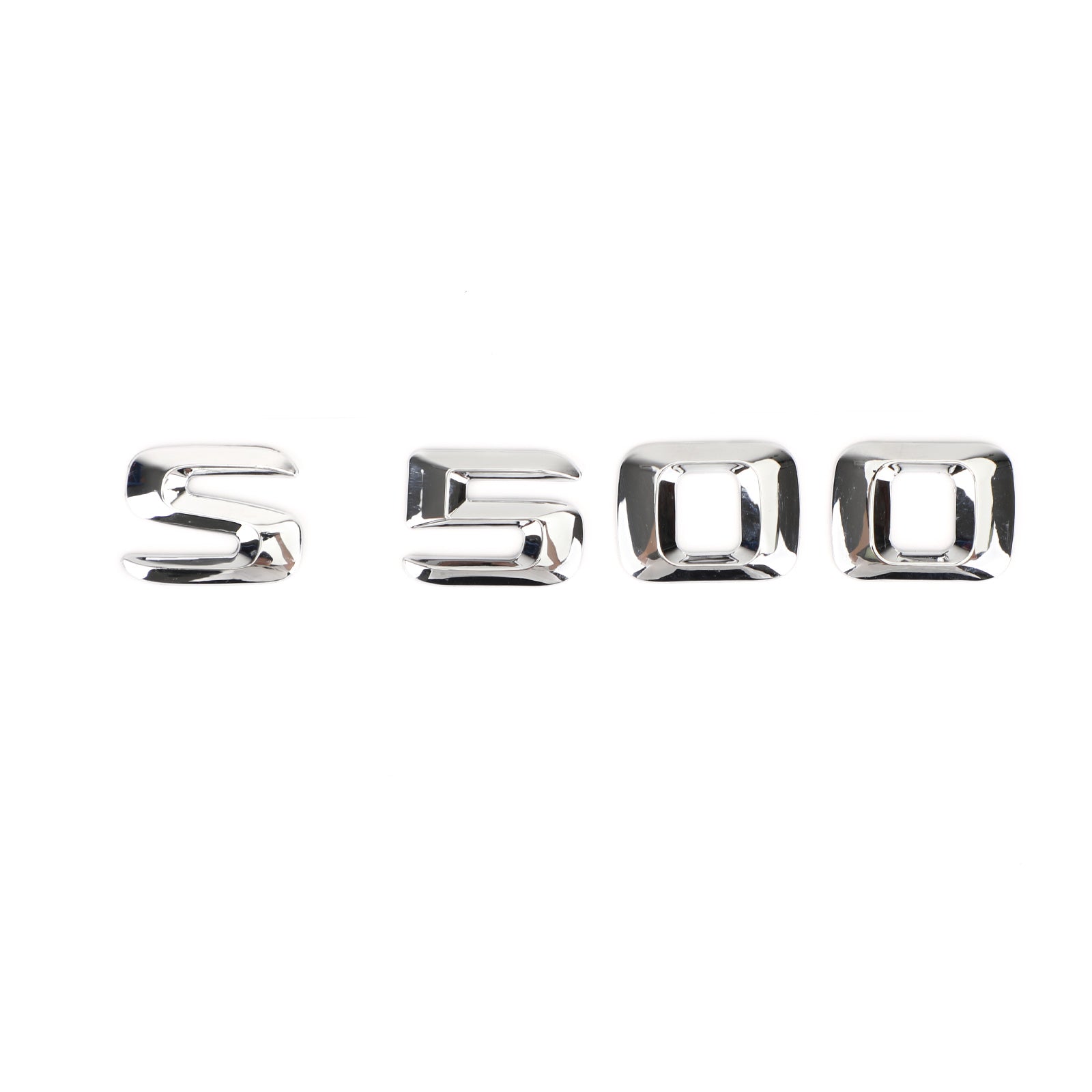 PALASER Rear Trunk Emblem Badge Nameplate Decal Letters Numbers Fit Mercedes S500 Chrome - Image 5