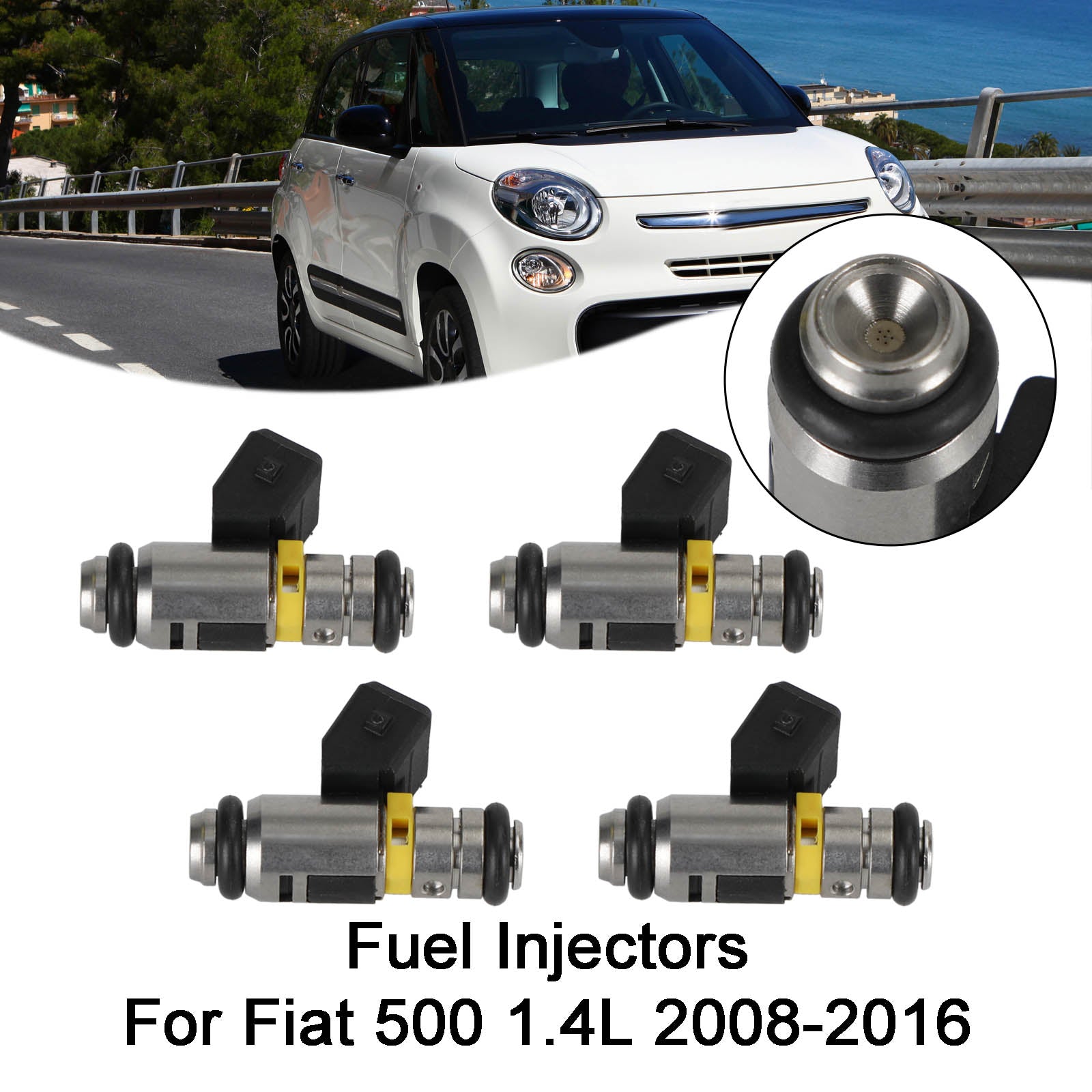 PALASER 2009-2016 Ford Ka 1.4L 4PCS Fuel Injectors IWP160 71792994 77363790 - Image 7