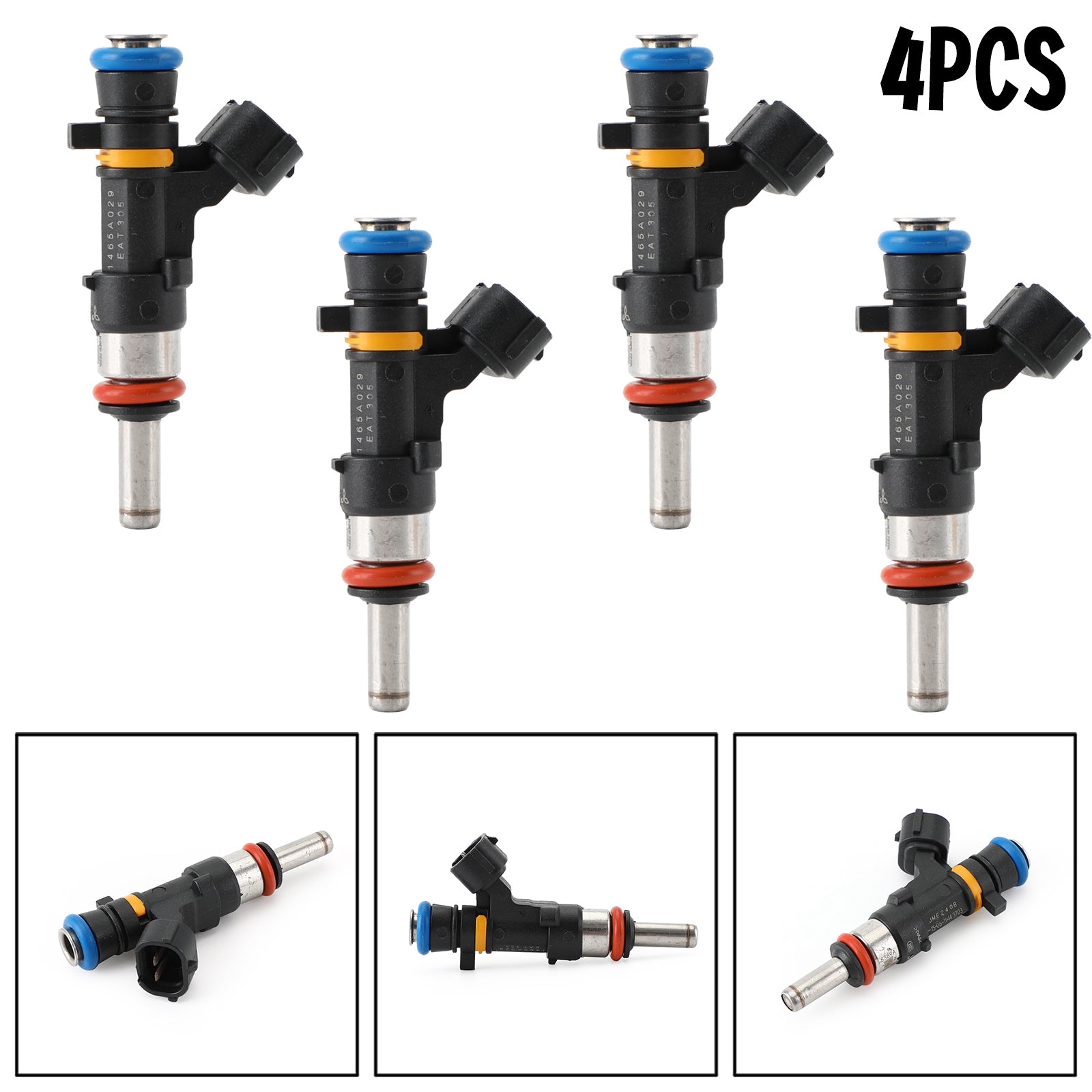 PALASER 4Pcs Fuel Injectors 1465A029 Fit Mitsubishi Lancer 2.0L l4 2008-2010 - Image 4