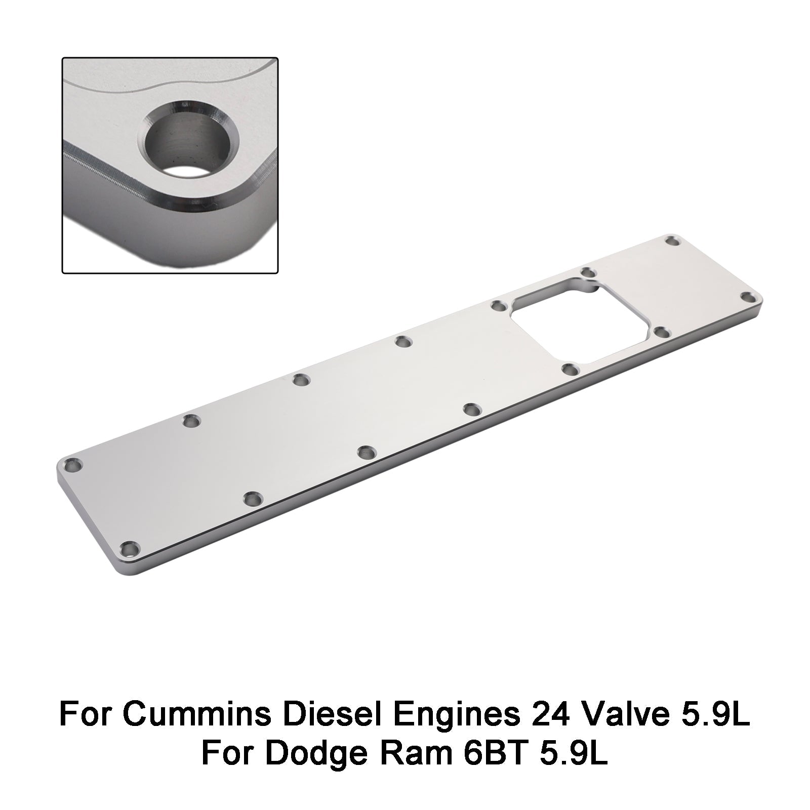 PALASER Dodge Ram Cummins 6BT Diesel 5.9L Intake Manifold Plenum Plate 24V 551714 - Image 8