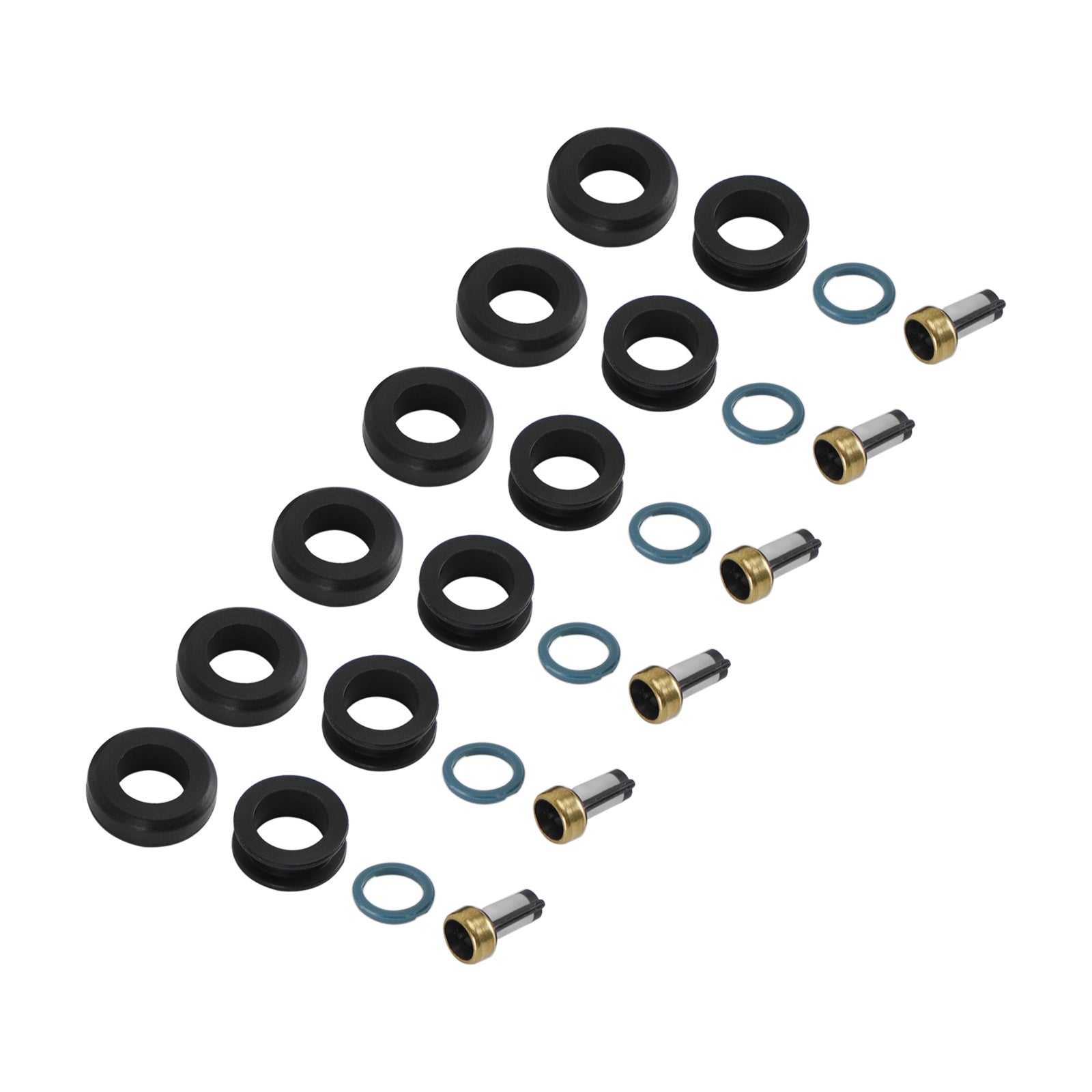 PALASER Dodge Stealth 1991-1996 6PCS Fuel Injectors Seal O-ring Kit 18-10066 INP-014 MD164888 - Image 10