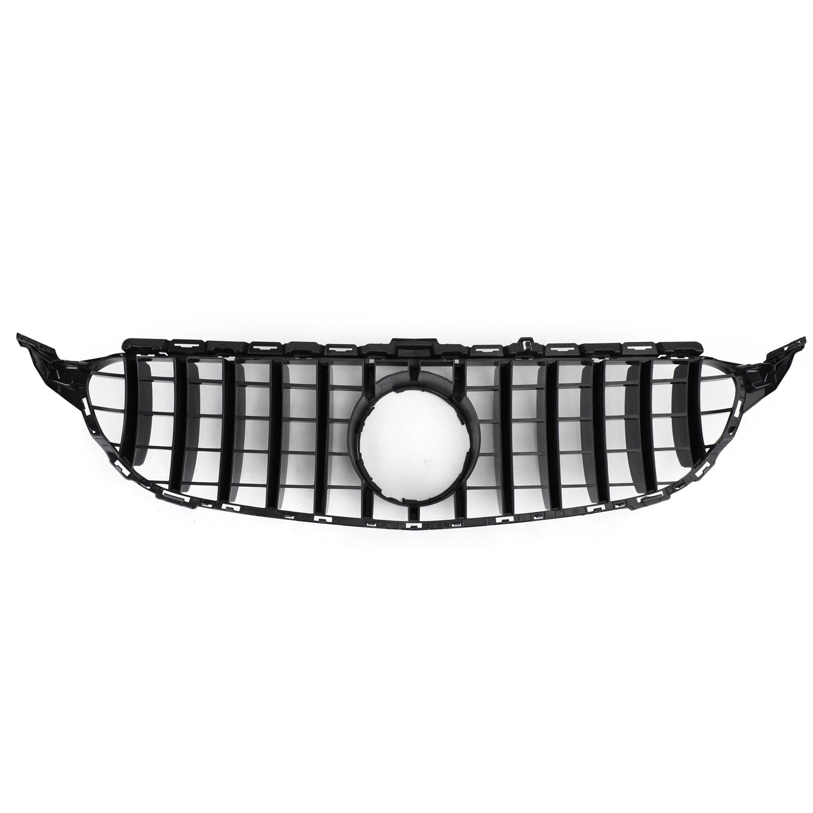 PALASER 2015-2018 Benz W205 C-class C250 C300 C43 Gtr Style Front Bumper Grill Replacement Grille - Image 4
