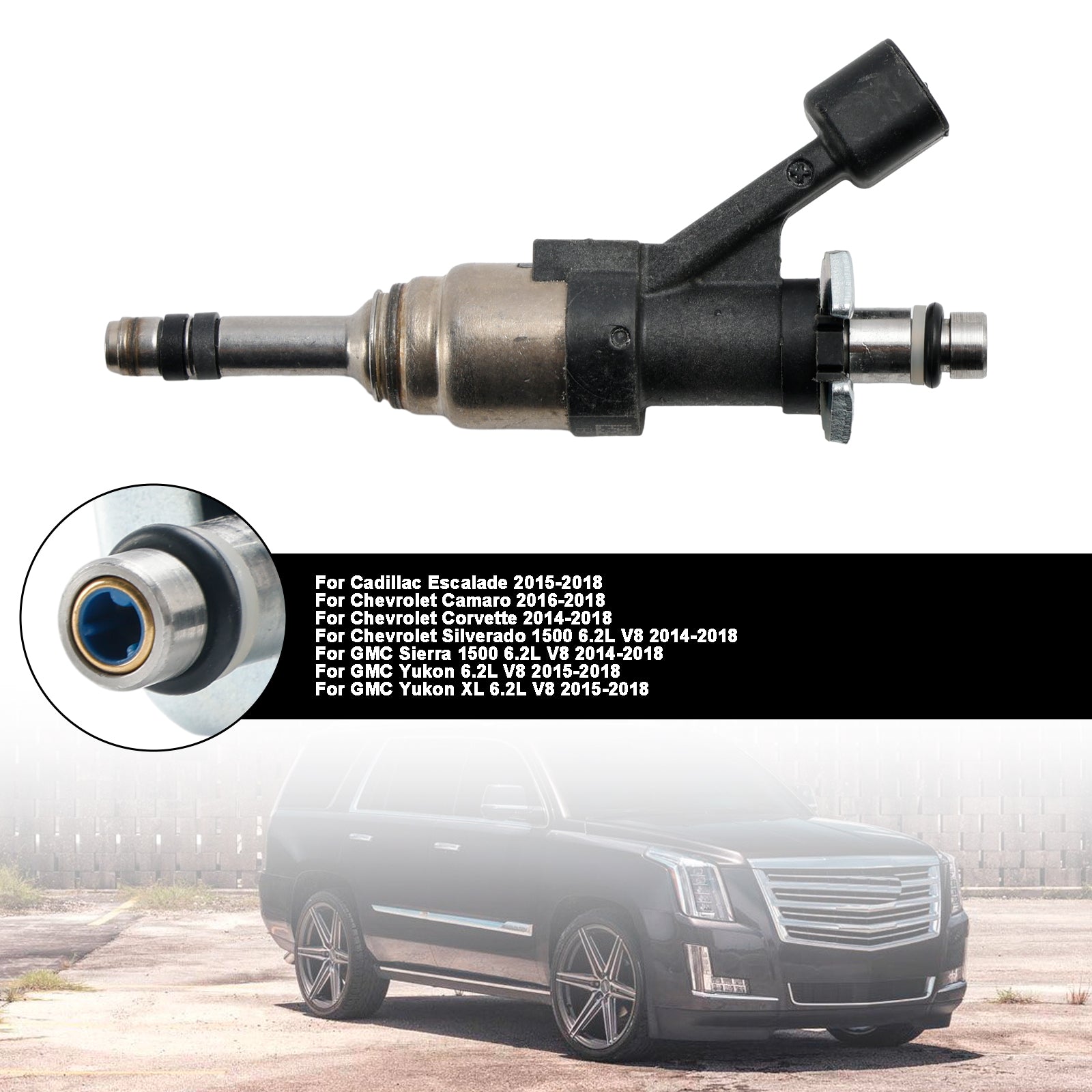 PALASER 2016-2018 Chevrolet Camaro Fuel Injectors 12668393 FJ1297 - Image 5