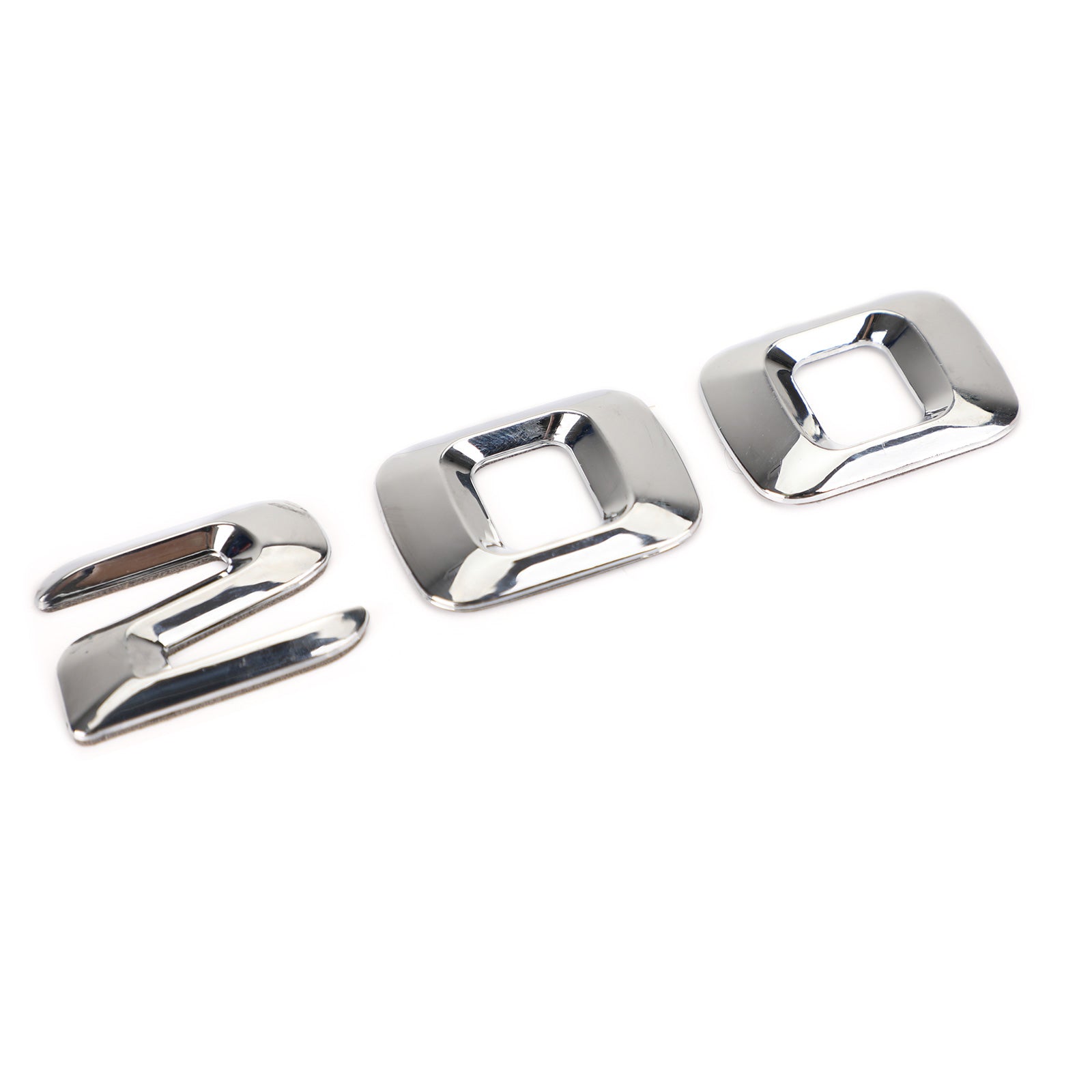 PALASER Rear Trunk Emblem Badge Nameplate Decal Letters Numbers Fit Mercedes E200 Chrome - Image 10