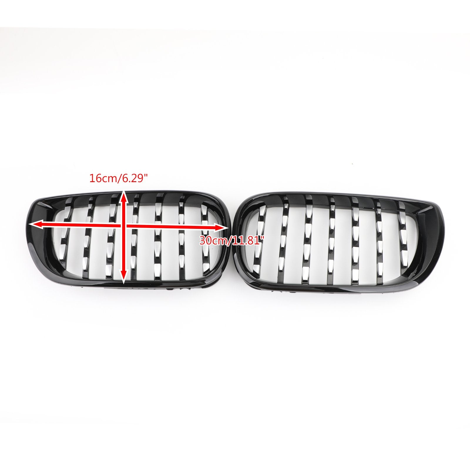 PALASER Black & Chrome Diamond Grille For 2002-2005 BMW E46 Saloon/touring Facelift 4Dr - Image 2