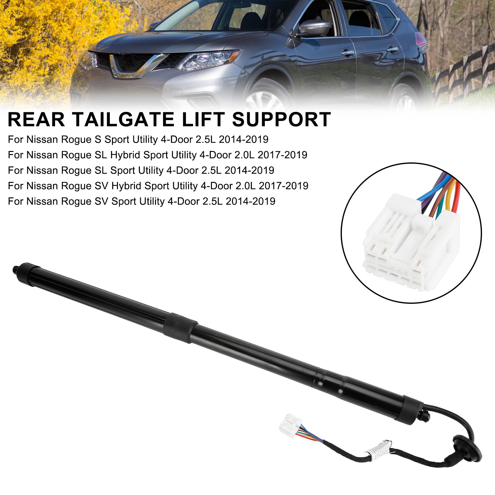 PALASER Rear Tailgate Power Hatch Lift Support W/ Opener 90561-4BA4A Fit Nissan Rogue S - Image 4