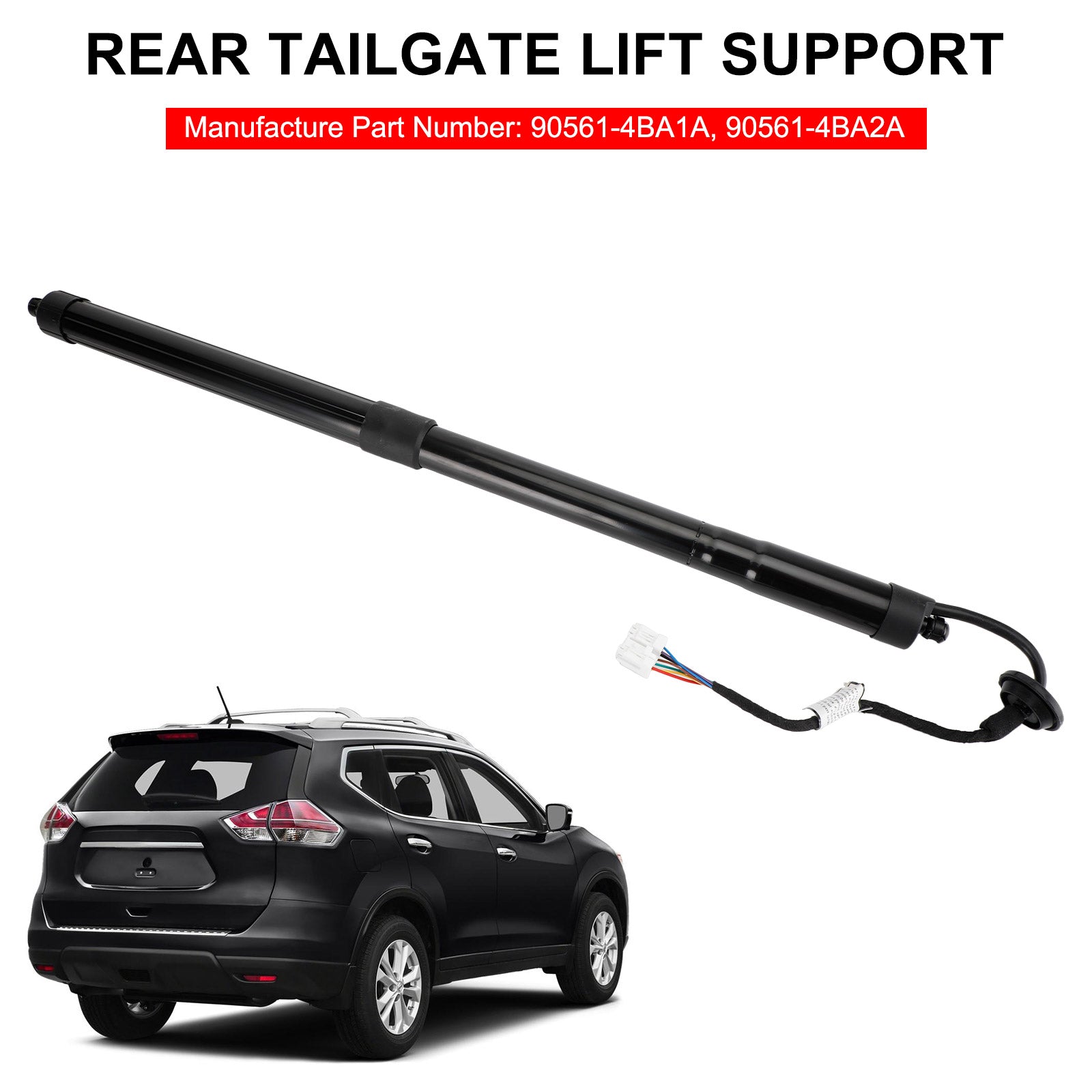 PALASER Rear Tailgate Power Hatch Lift Support W/ Opener 90561-4BA4A Fit Nissan Rogue S - Image 5