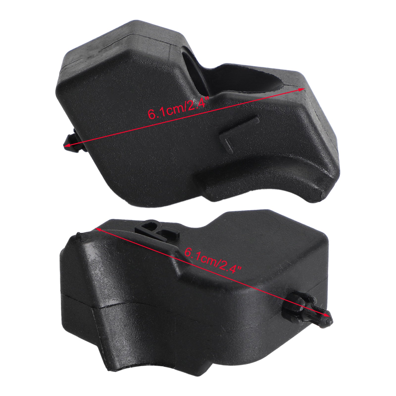 PALASER 2015-2021 Ford F-150 2PCS Left & Right Side Tailgate Rubber Bumper Cushion - Image 2