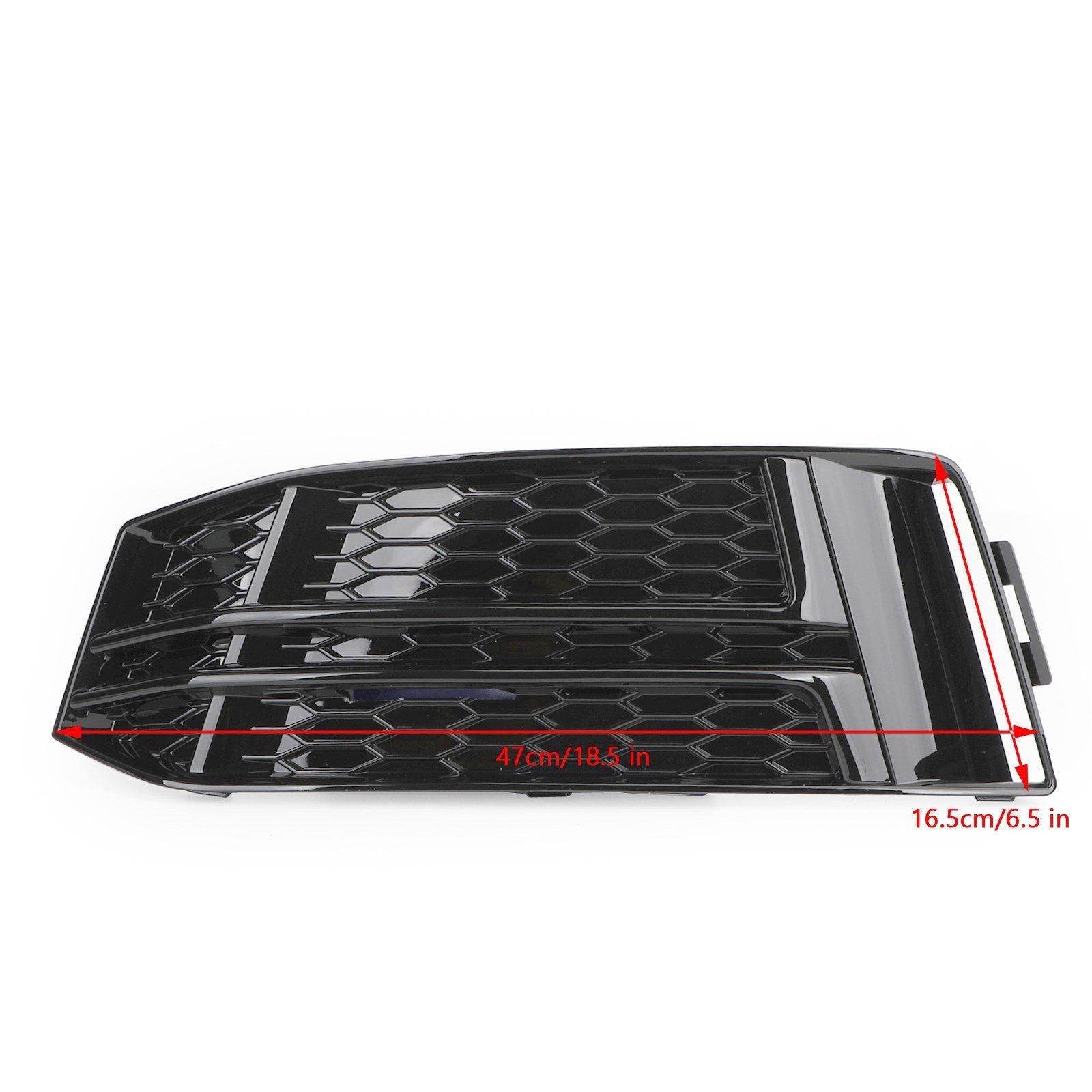 PALASER 2016-2018 Audi A4 B9 S-line Black Front Fog Light Cover Bumper Grill - Image 3