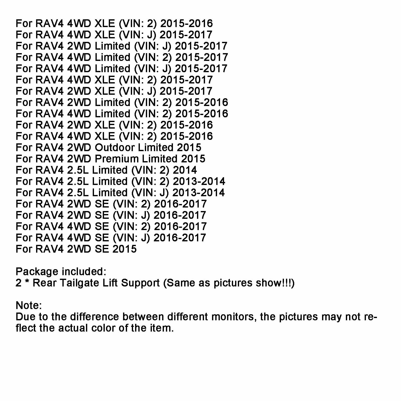 PALASER Pair Power Liftgate Actuator Assembly 68920-09010 Fit Toyota RAV4 2013-2018 - Image 19