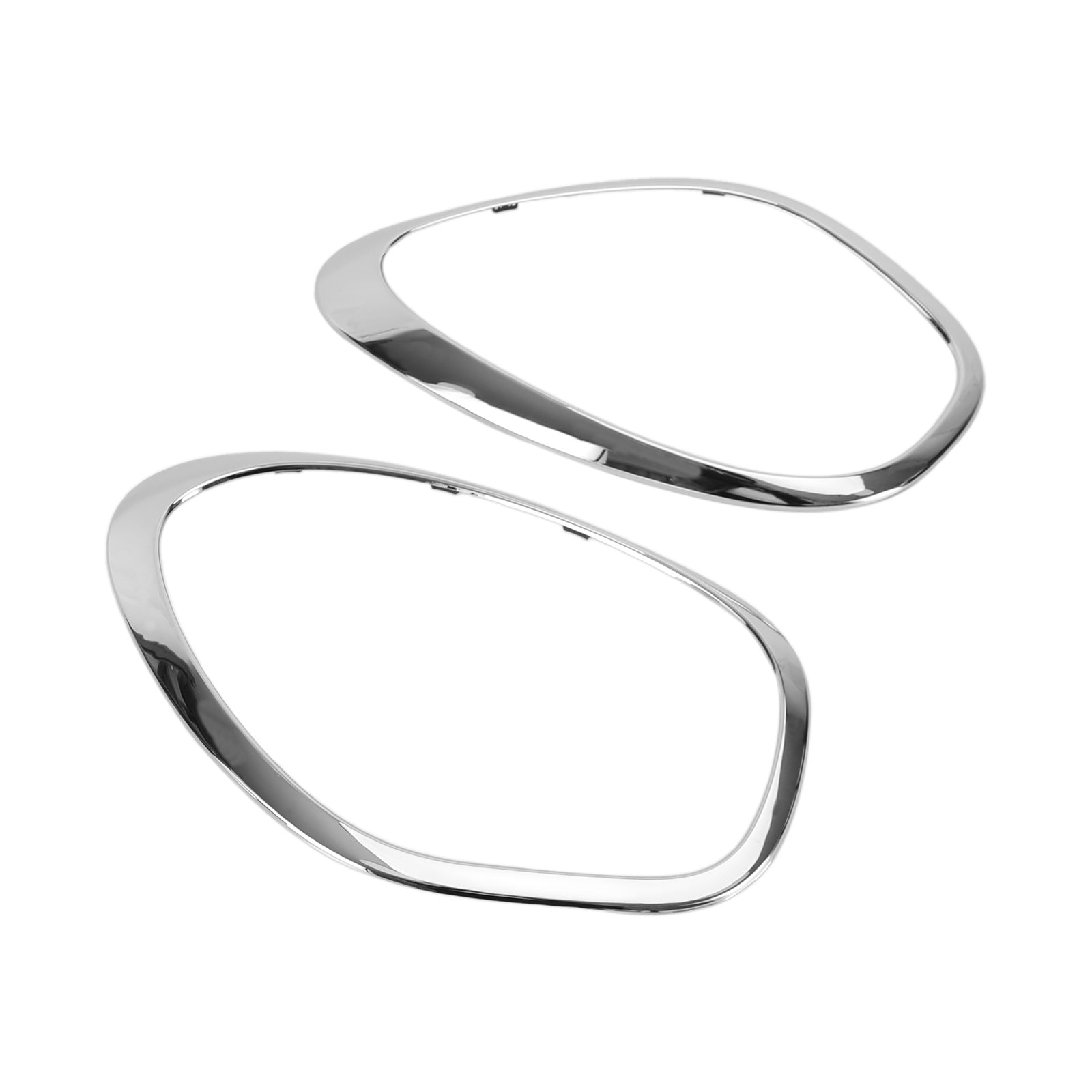 PALASER 2011-2016 Mini Cooper R60 Countryman 2X Chrome Headlight Trim Ring Bezels 51139801573 51139801574 - Image 3