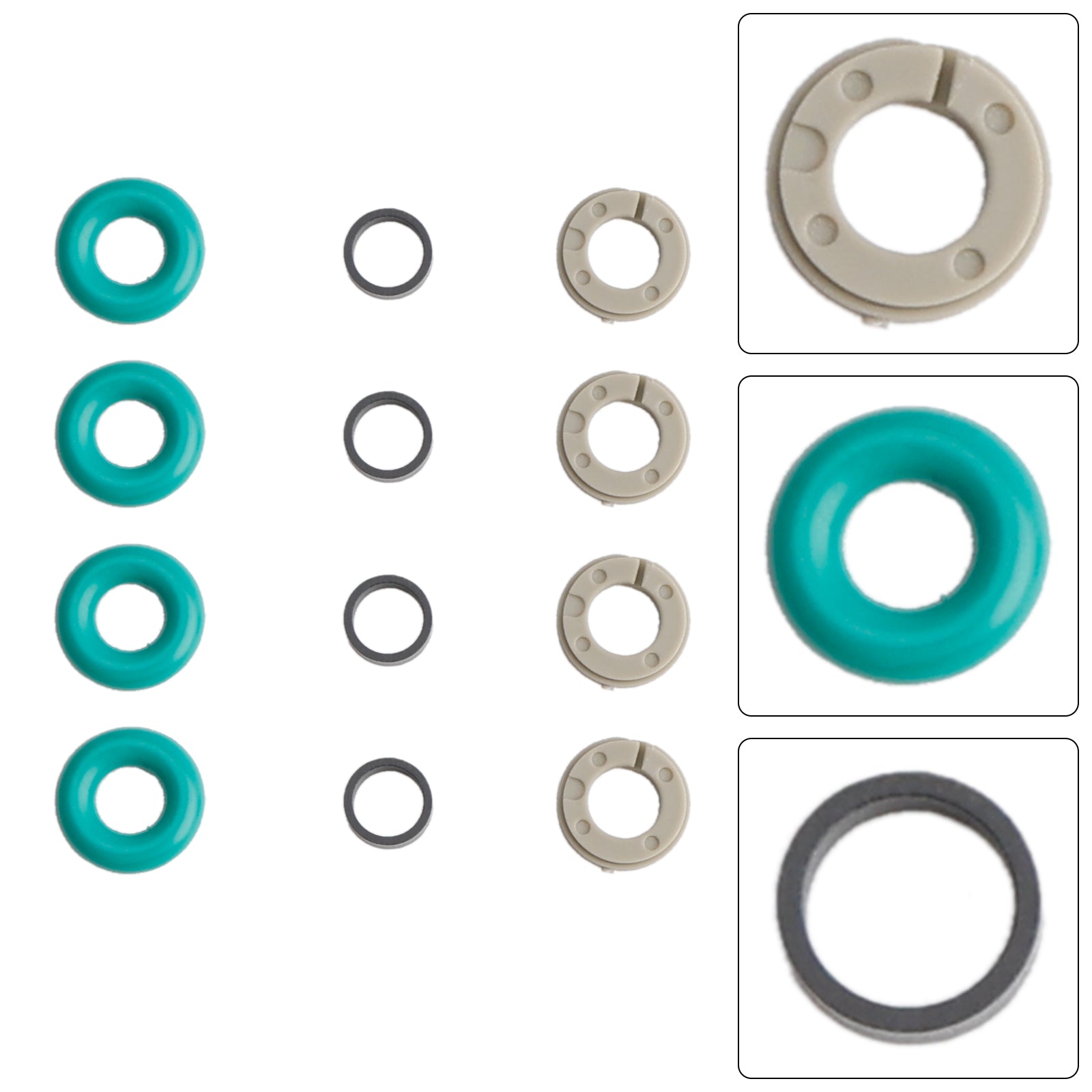 PALASER Skoda Fabia Kodiaq Iii Octavia Rapid Superb Iii Yeti 4Pcs Fuel Injector Service Kit O-ring 0261500354 04E906036E - Image 7