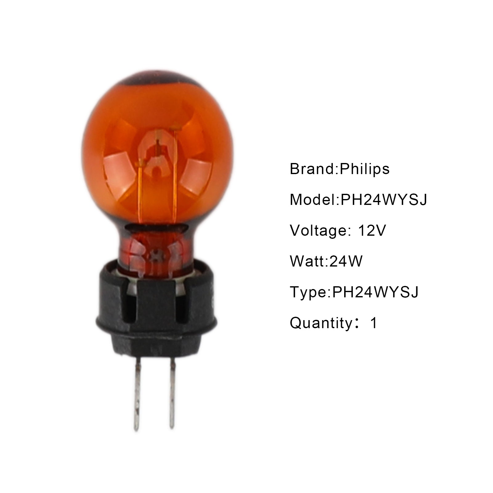 PALASER For Philips Turn Signal Bulb Double Needle Without Base 12V24W PH24WYSJ - Image 7
