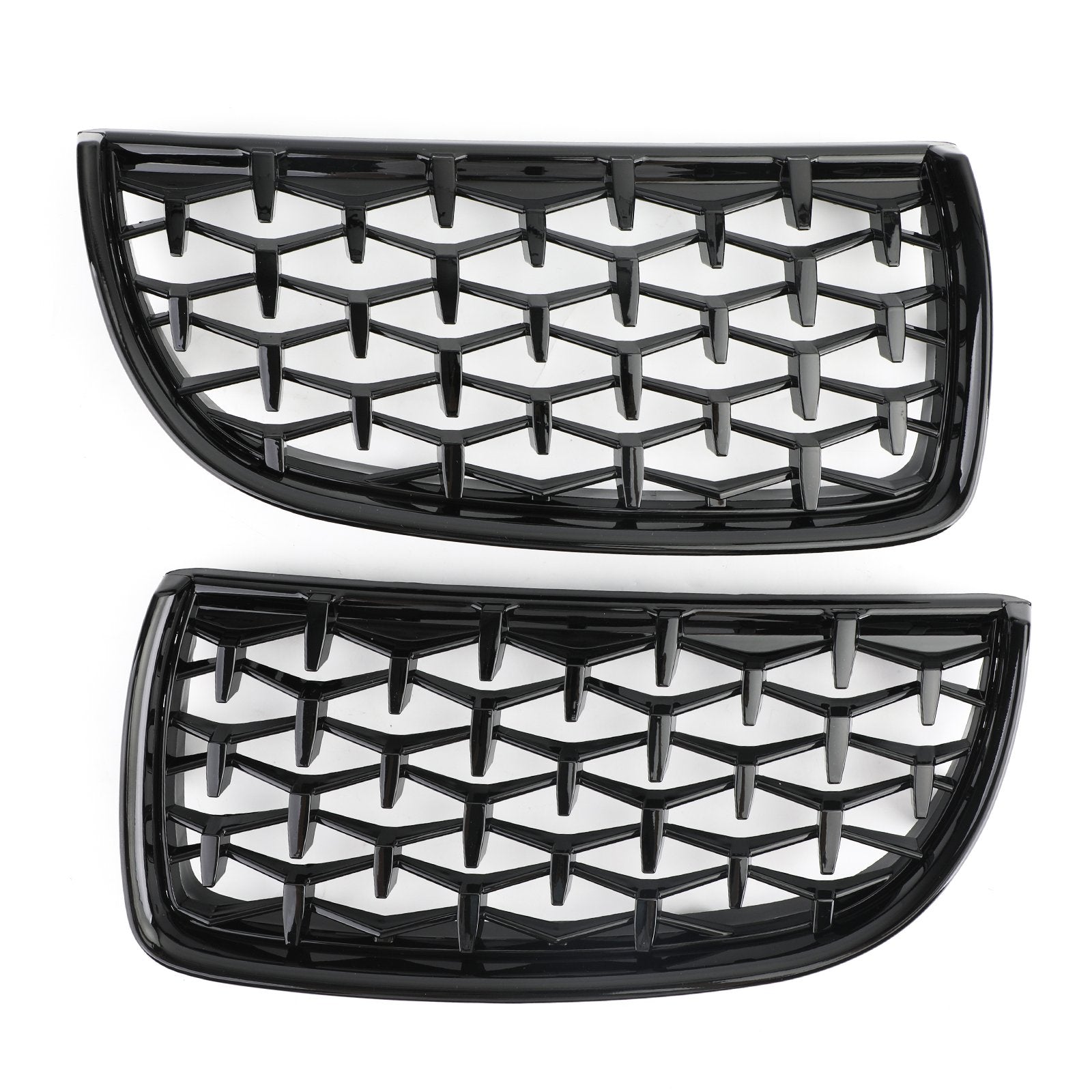 PALASER Meteor Black Kidney Grill Mesh Grille Fit BMW E90 3 Series Sedan 2005-2008 - Image 7