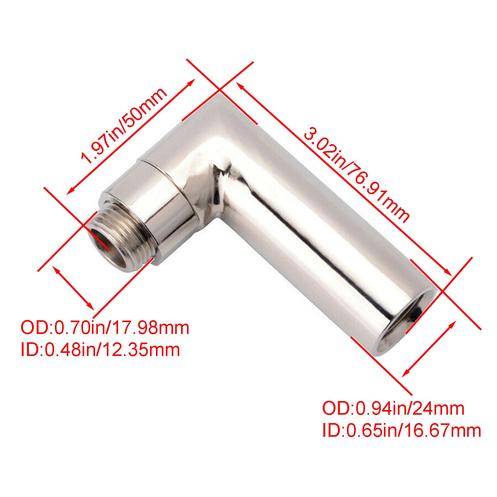 PALASER M18*1.5 Oxygen Spacer Sensor Angled Extender 90 Degree O2 Bung Extension - Image 3