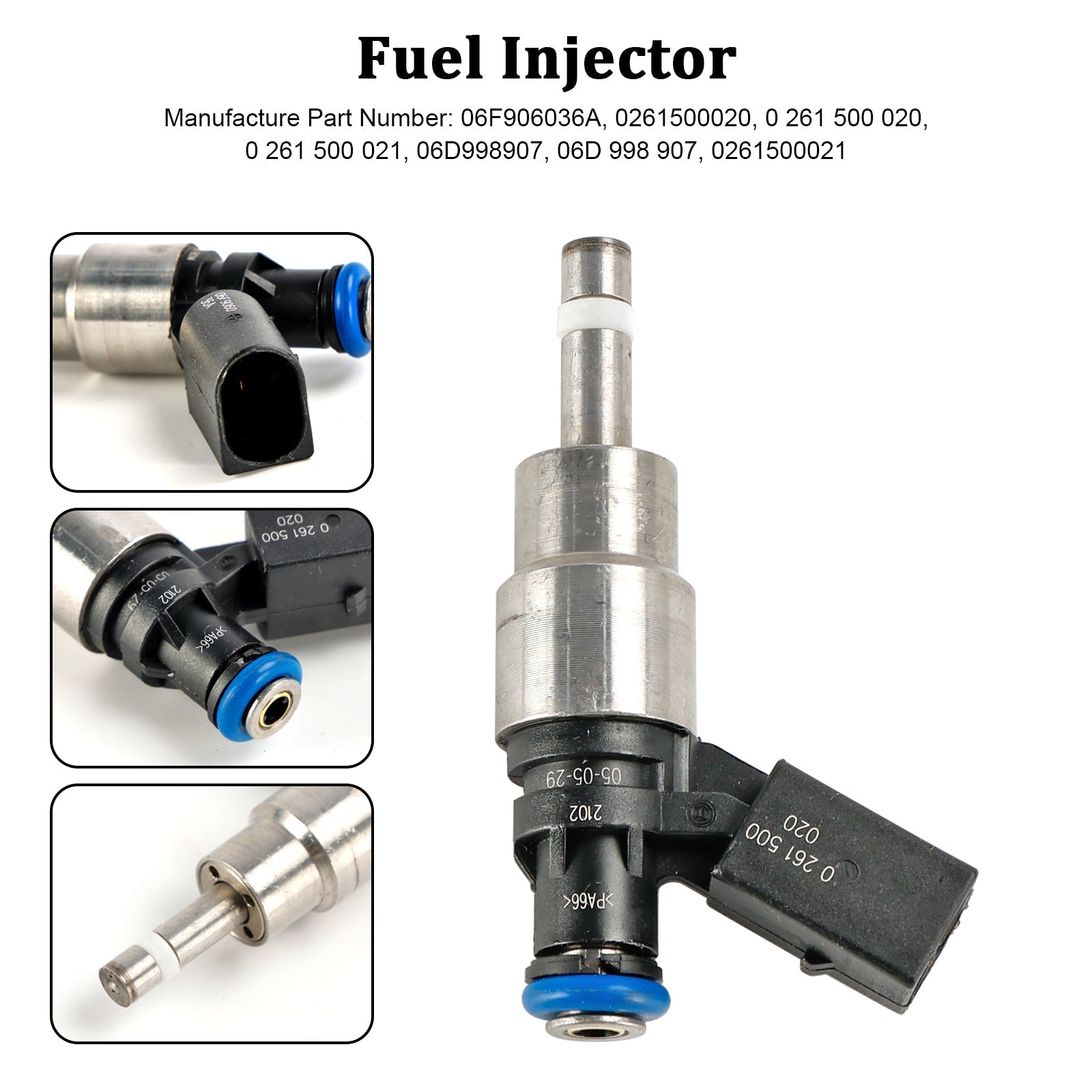 PALASER 2006-2008 Volkswagen Passat 2.0L I4 Fuel Injector 06F906036A 0261500024 - Image 7
