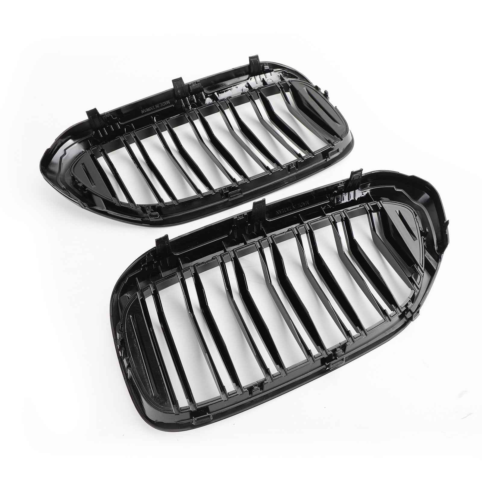 PALASER Front Kidney Grille Glossy Black Double Slat For 2017-2019 BMW 5Series G30 G31 Sedan - Image 3