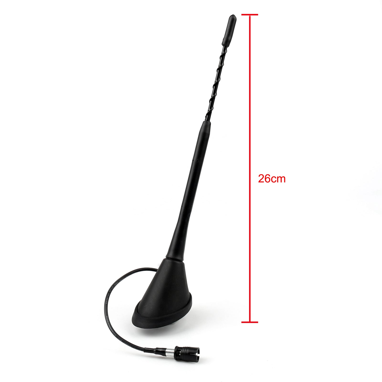 PALASER 9" Amplified Am/pm Roof Aerial Antenna + Base Combo Set For Vw Toyota Lexus - Image 2