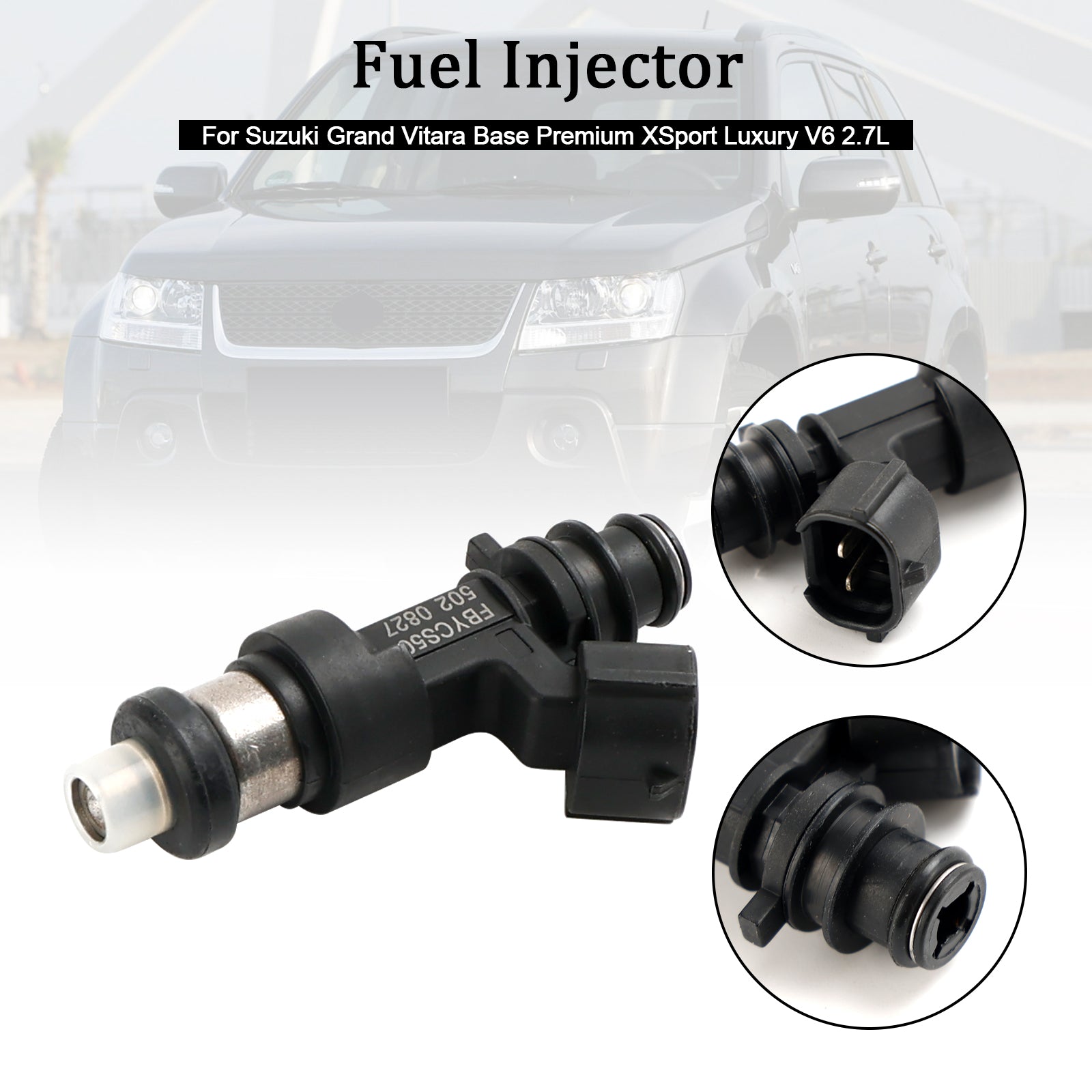 PALASER Suzuki Grand Vitara Base Premium Xsport Luxury V6 2.7L Fuel Injector 15710-66J00 FBYCS50 - Image 9