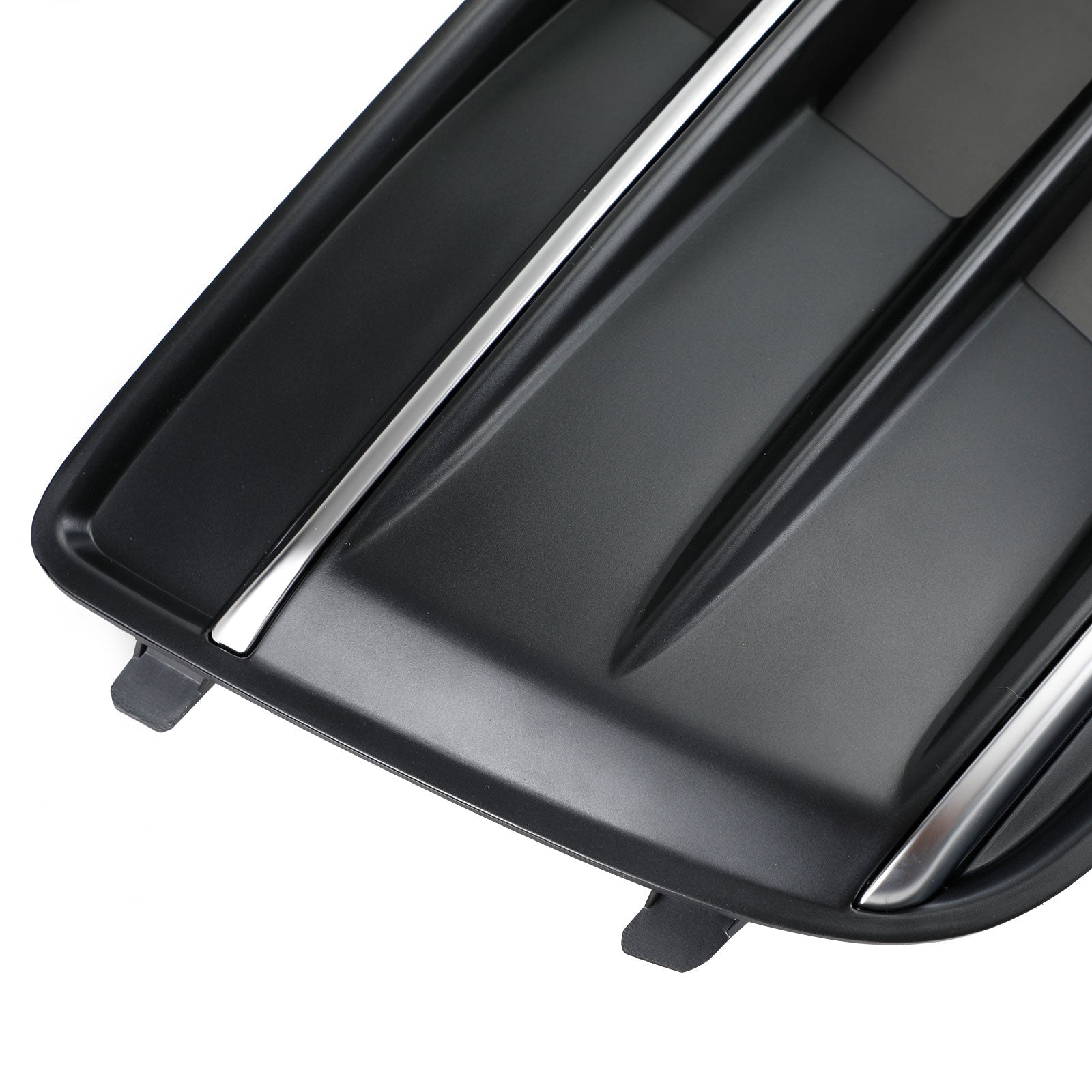 PALASER 2018-2022 Audi Q5 Standard Version 2PCS Black/chrome Front Bumper Cover Grille Bezel Insert - Image 11