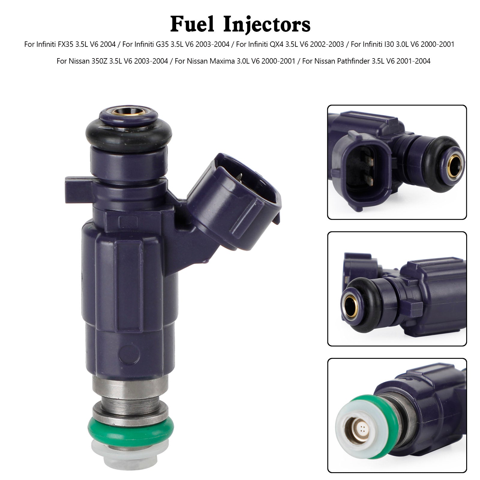 PALASER 2001-2004 Nissan Pathfinder 3.5L V6 Fuel Injector FBJC100 84212240 - Image 6