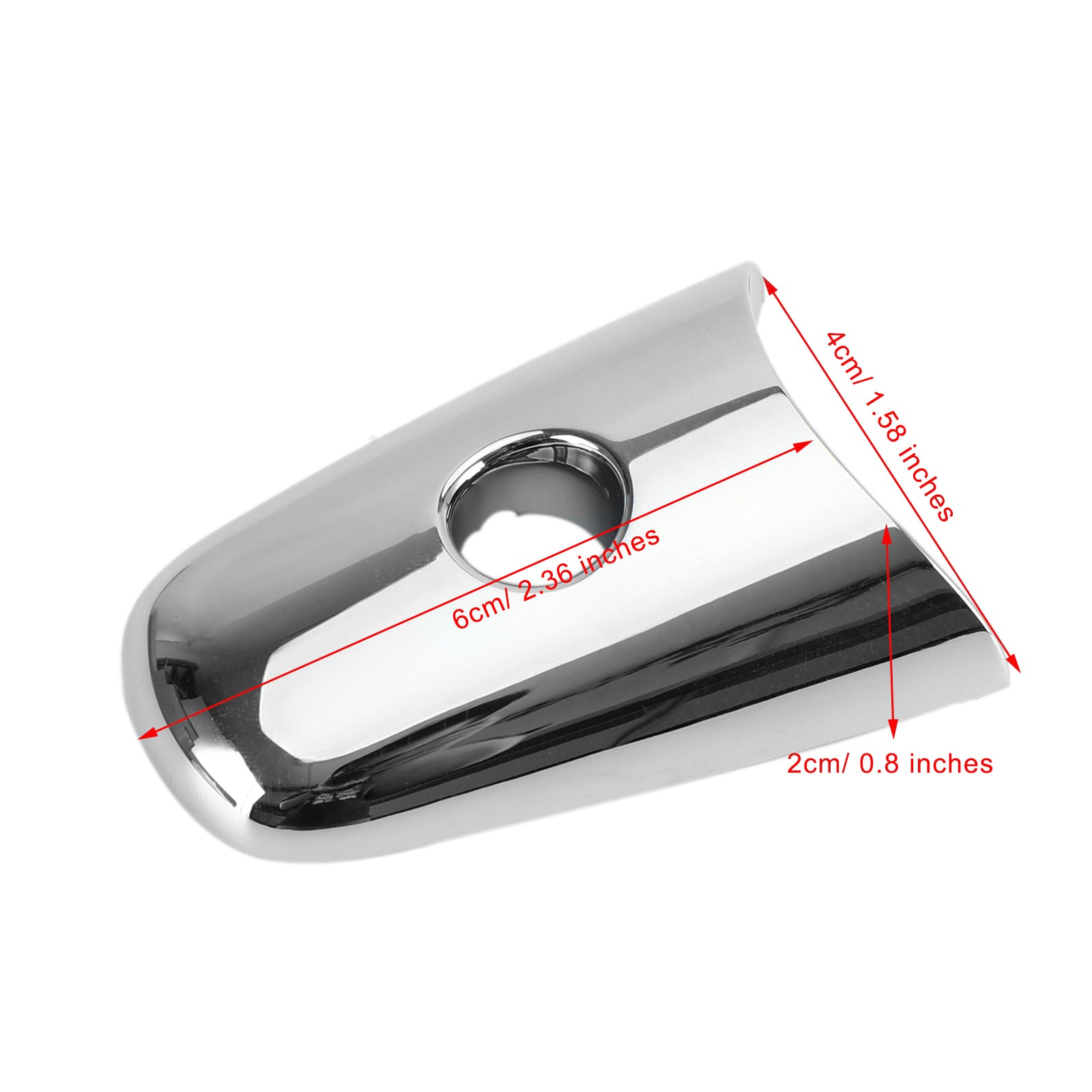 PALASER 2008-2019 Infiniti QX60 QX70 QX80 Chrome Door Handle Escutcheon 80646-1BA0A - Image 2