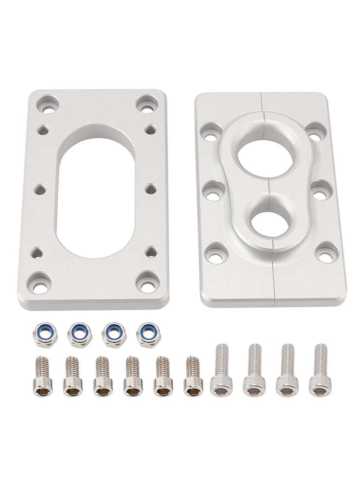 PALASER Aluminum Fire Wall Pass Through Raw Bracket For Holley Terminator X Max - Image 3