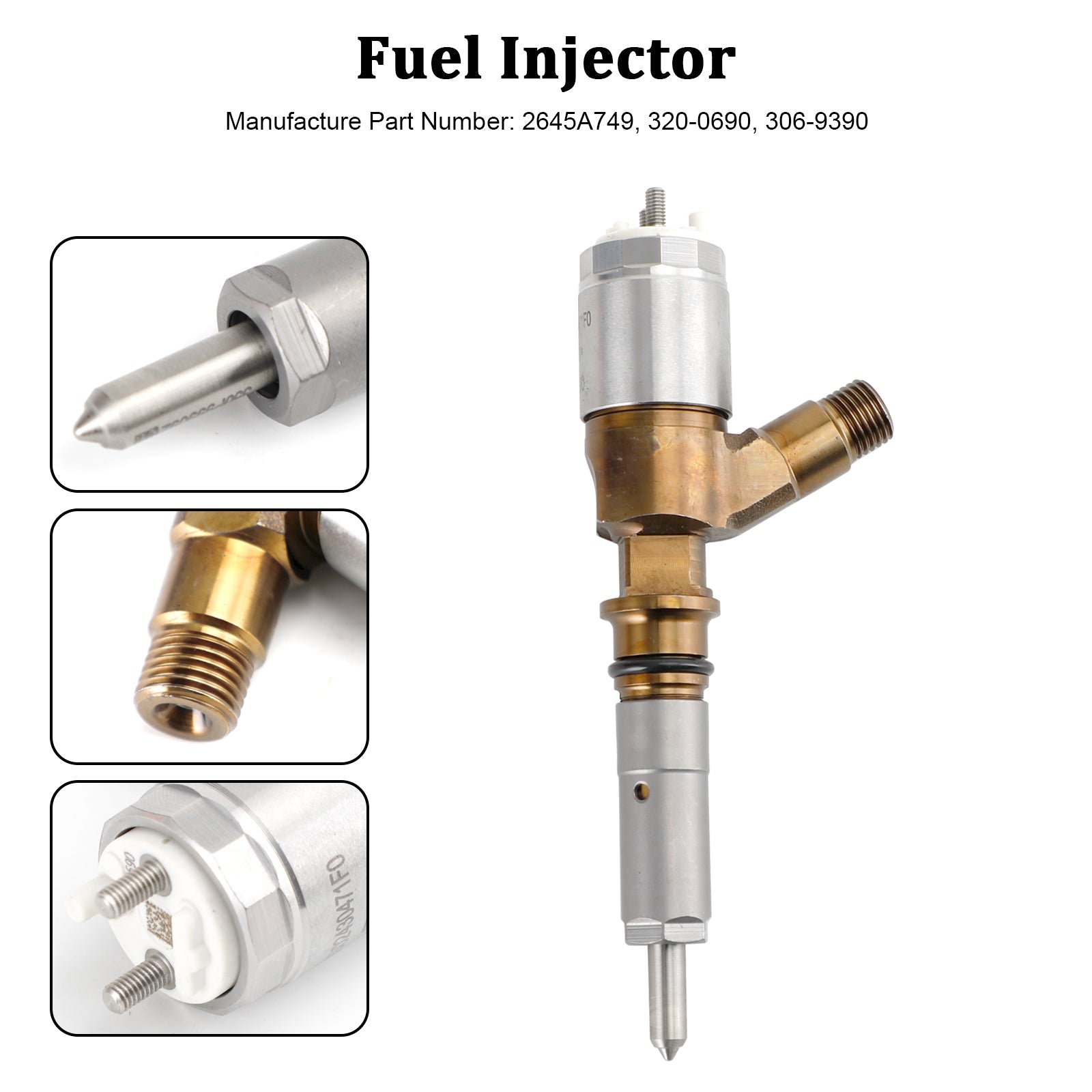 PALASER Cat For Caterpillar Perkins C6.6 1PS Fuel Injector 2645A749 320-0690 306-9390 - Image 11