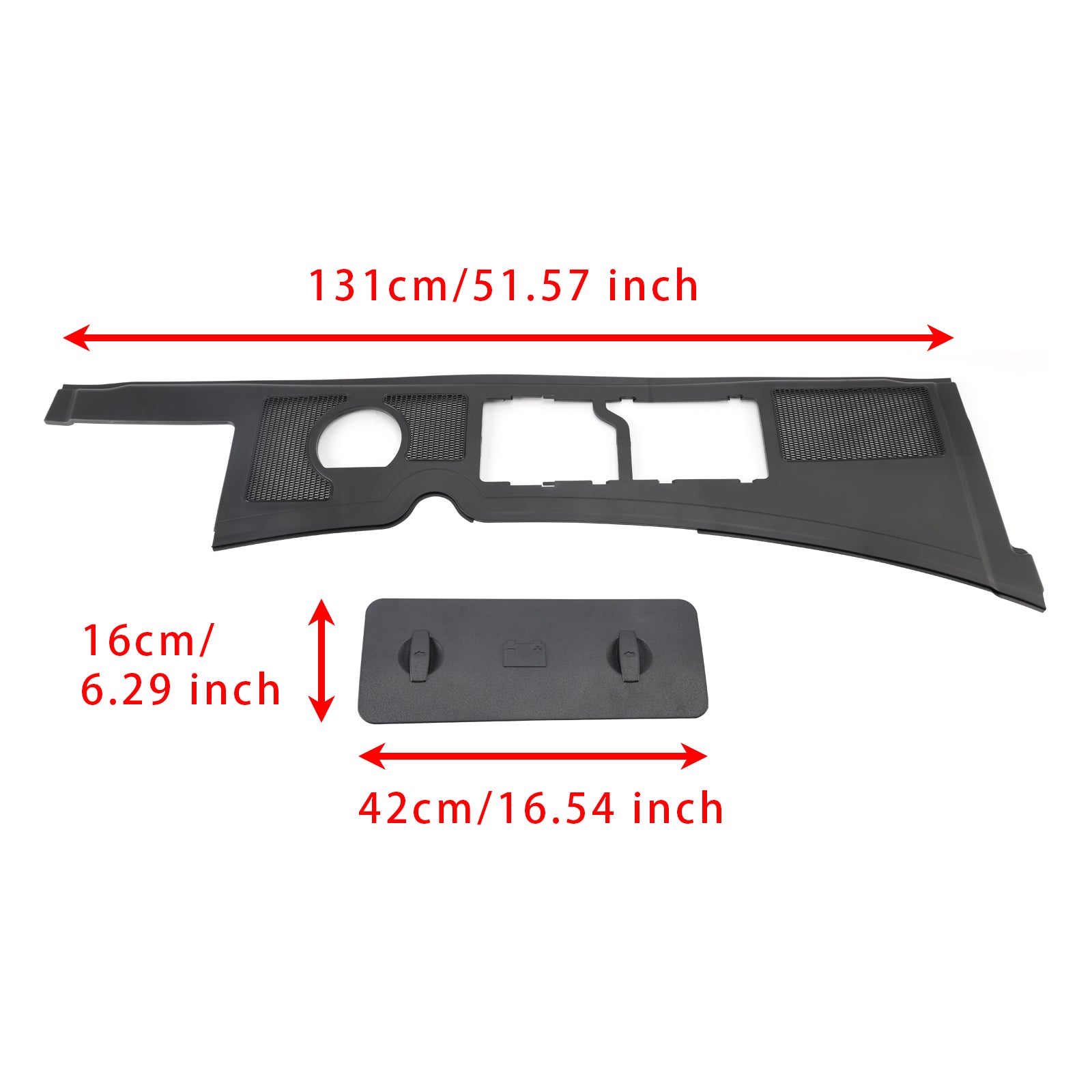 PALASER Audi B6 A4 Fwd V6 30v Water Box Deflector Tray & Battery Cover 8E1819447 8E1819422A - Image 2