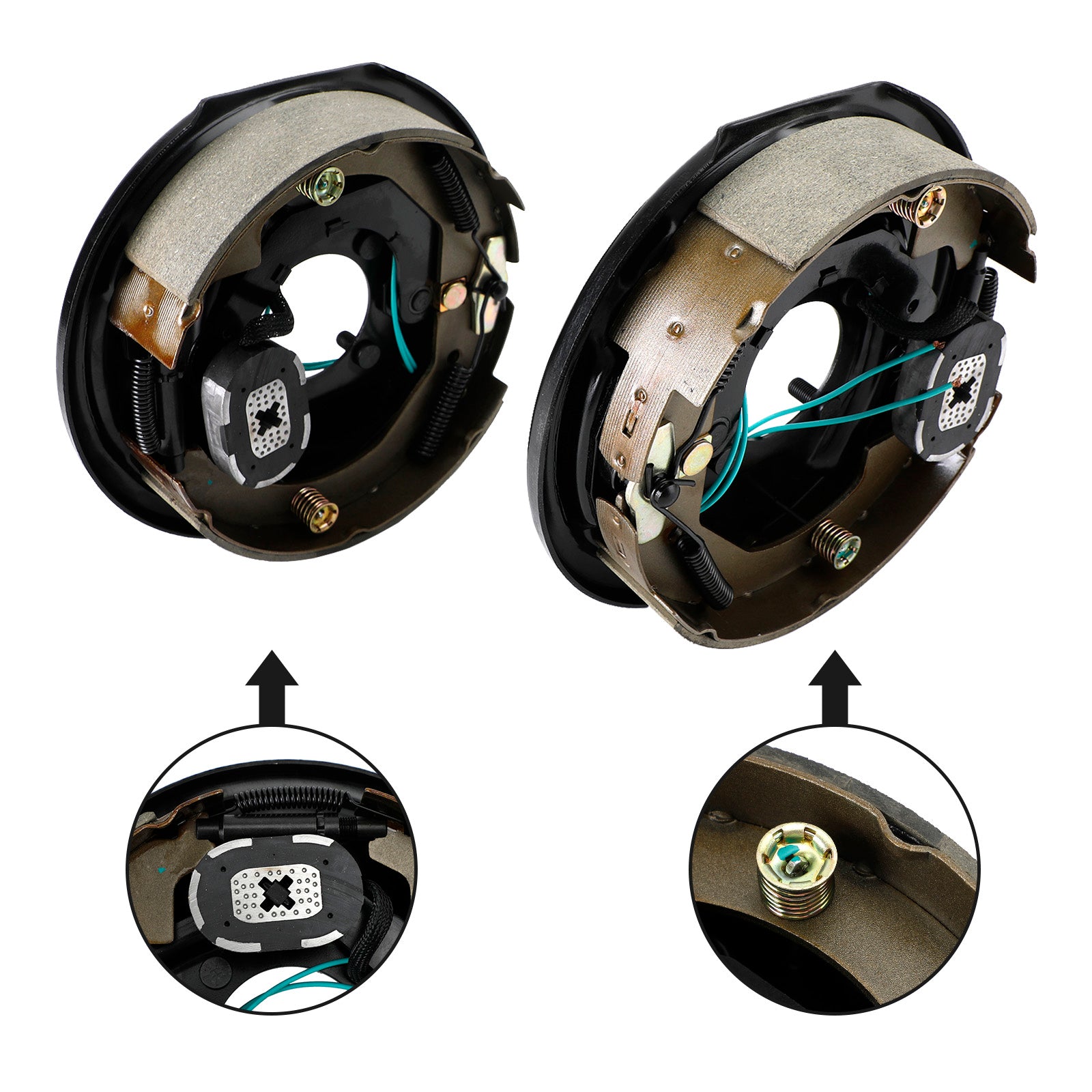 PALASER Electric Trailer Brake Kit-10"-Left And Right Hand Assemblies-3500 Lbs - Image 5