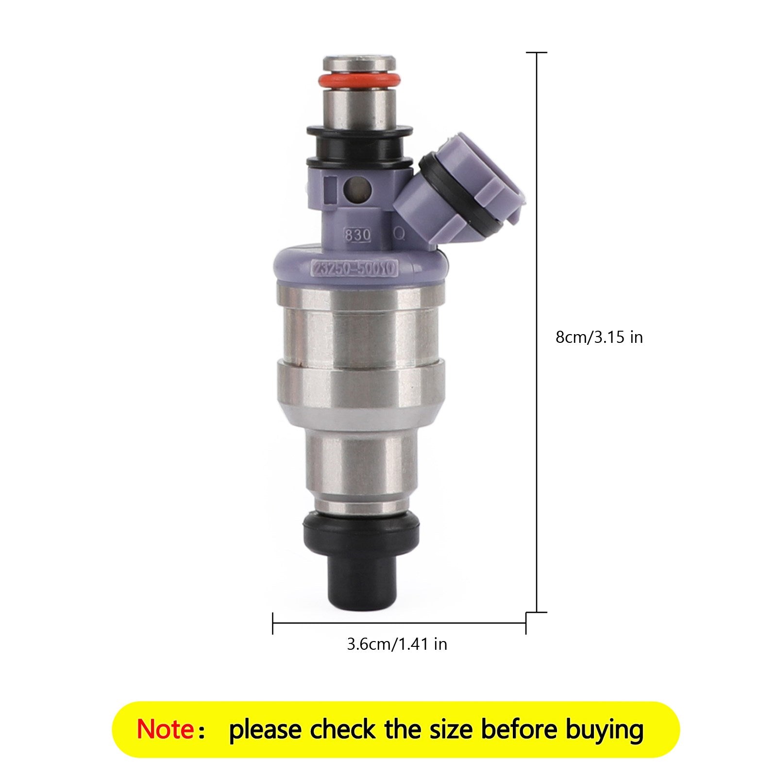 PALASER Fuel Injectors 23250-50010 Fit 1990-1992 Lexus LS400 4.0L V8 - Image 2