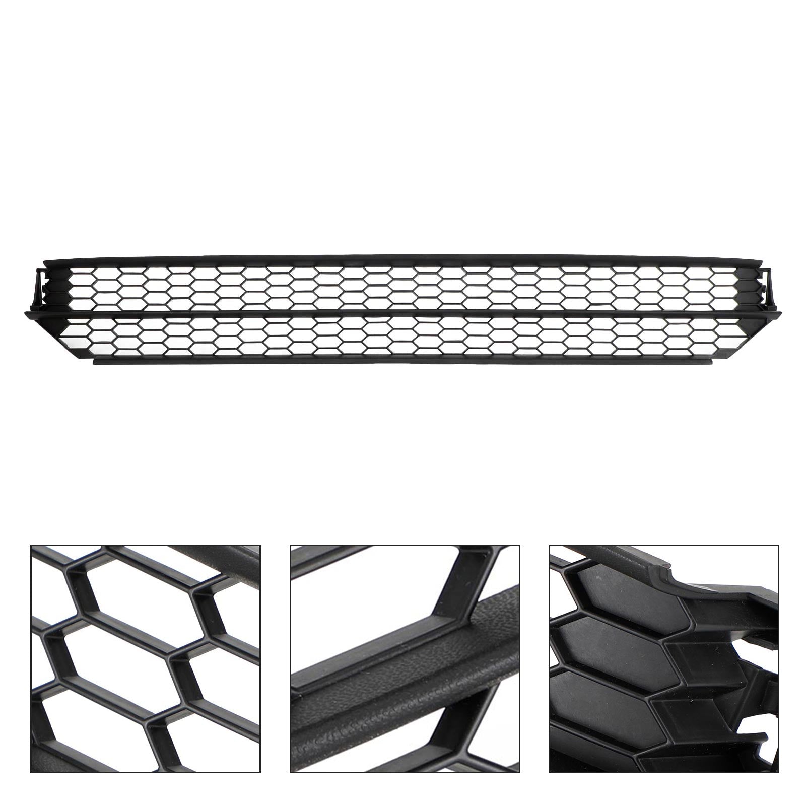 PALASER Vw Passat 12-15 Honeycomb Front Bumper Lower Black Grill 5618536779B9 VW1036126 - Image 5