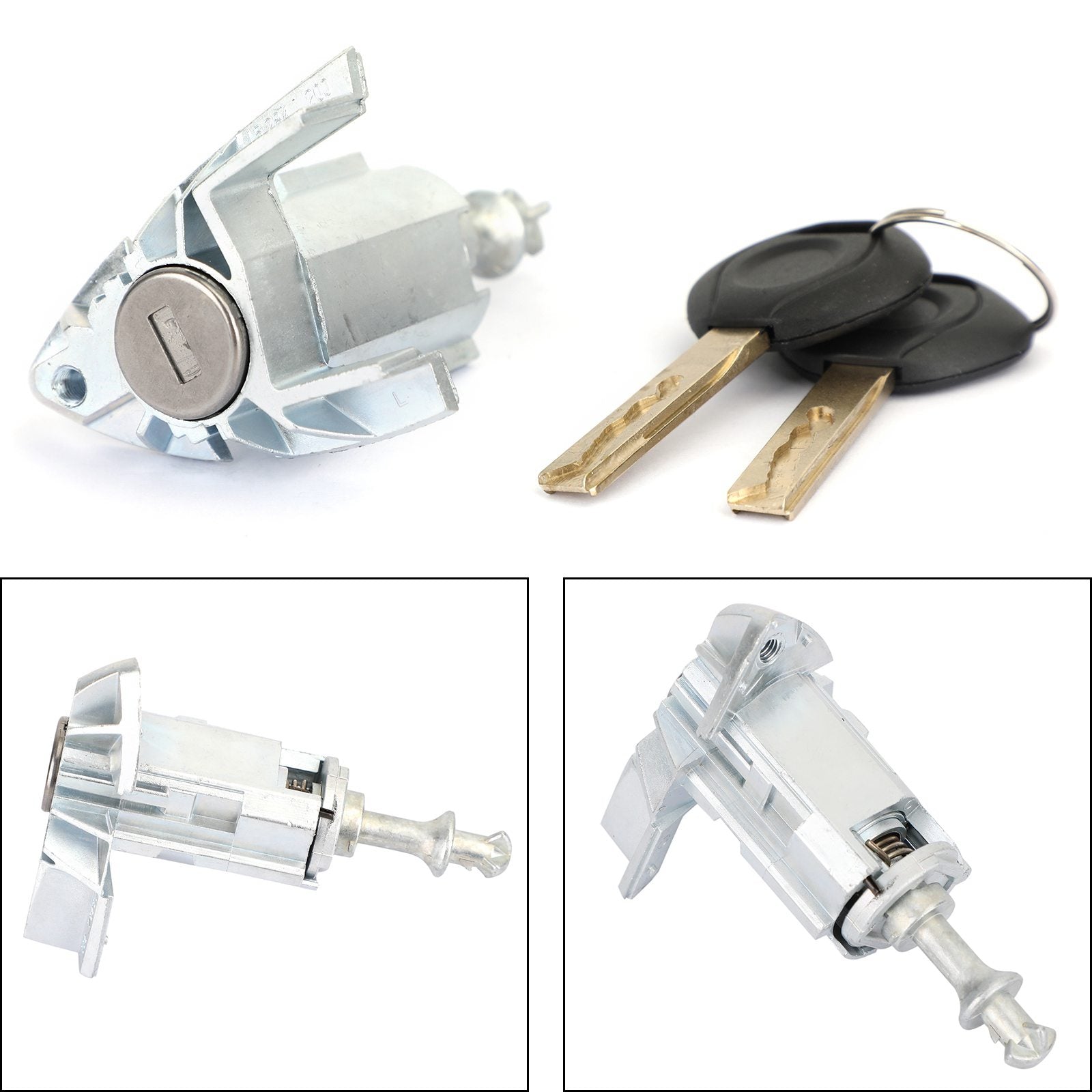 PALASER BMW X5 E53 2000-2006 Left Driver Door Lock Cylinder Barrel Assembly W/ 2 Keys - Image 2