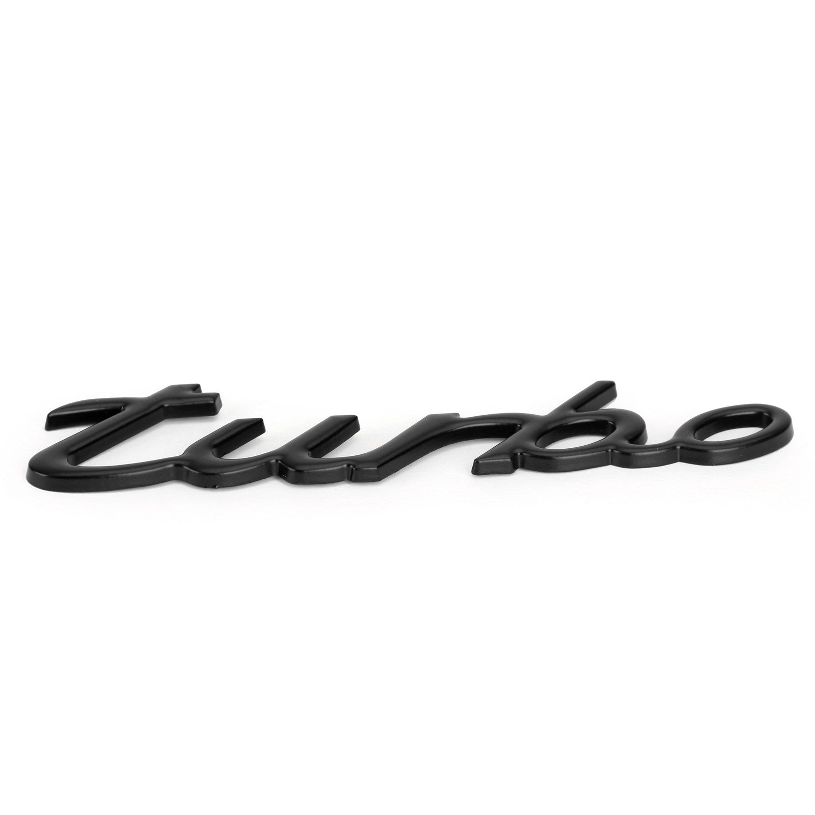 PALASER 3D Car Sticker Plating Metal Turbo Logo Emblem Badge Decal Black - Image 4