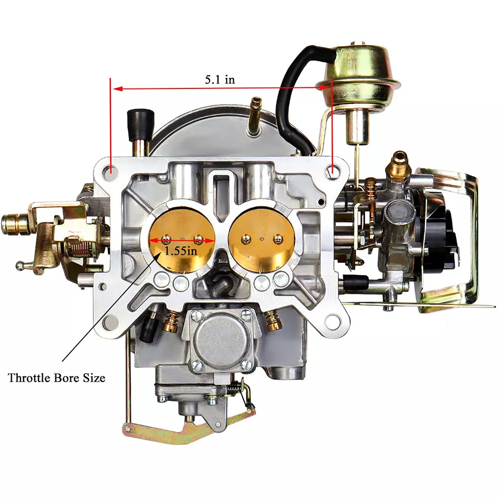 PALASER 1964-1978 Ford F100 F250 Engine 289 302 351 Cu 2 Barrel Carburetor Carb 2100A800 - Image 2