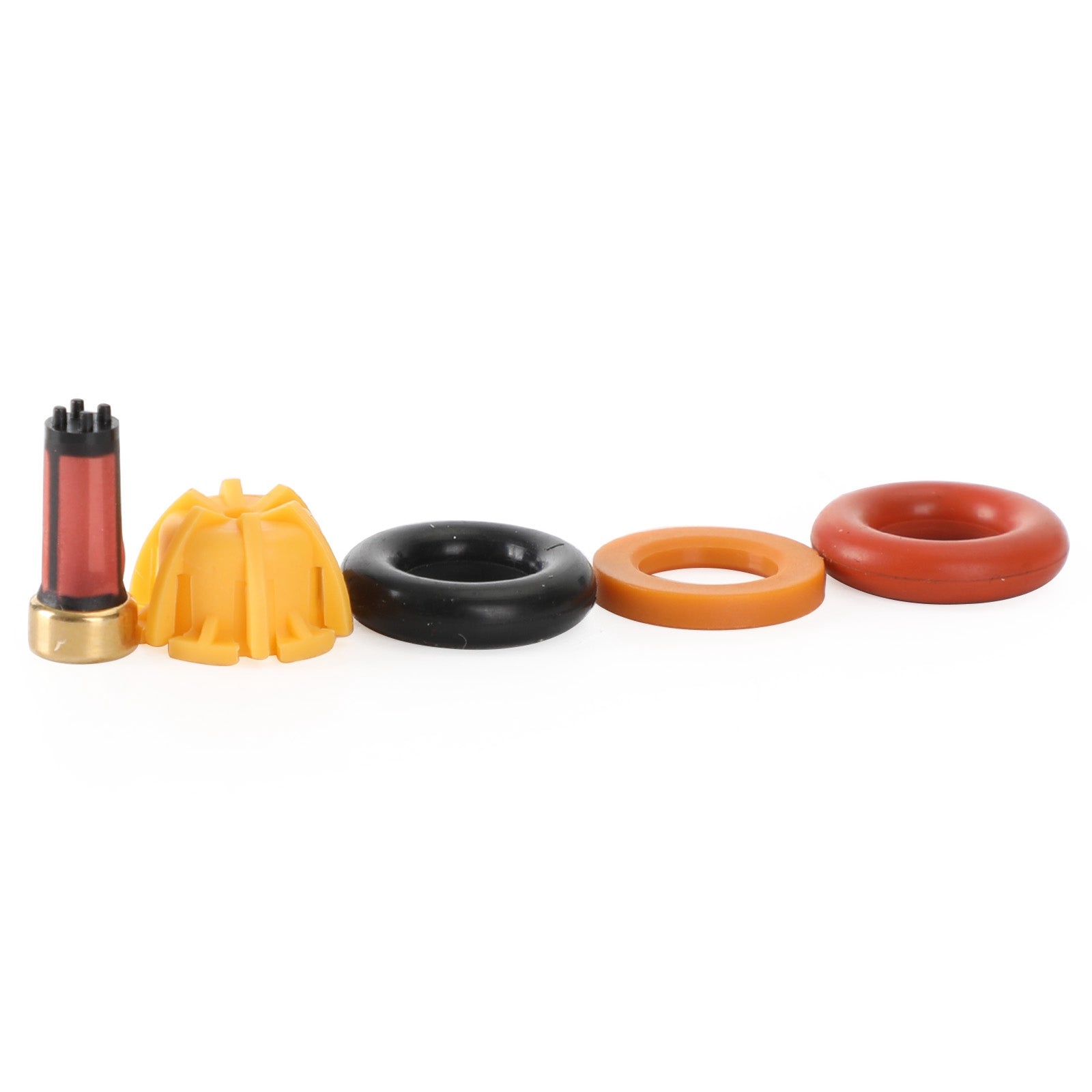 PALASER 1992-1995 BMW 325I 6 Set Fuel Injectors Repair Seal Kit 0280150415 - Image 7