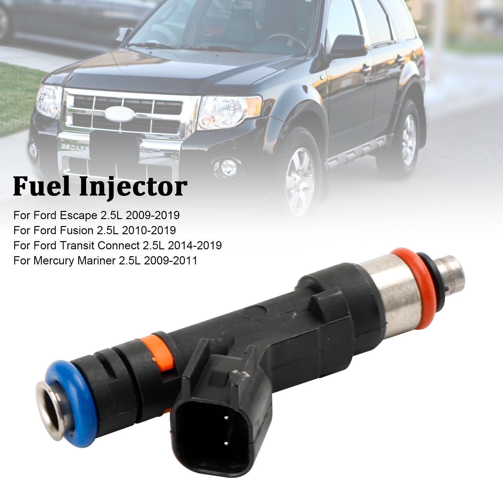 PALASER 2009-2011 Mercury Mariner 2.5L Fuel Injector 0280158162 9E5Z9F593A 822-11210 800-2035N - Image 8