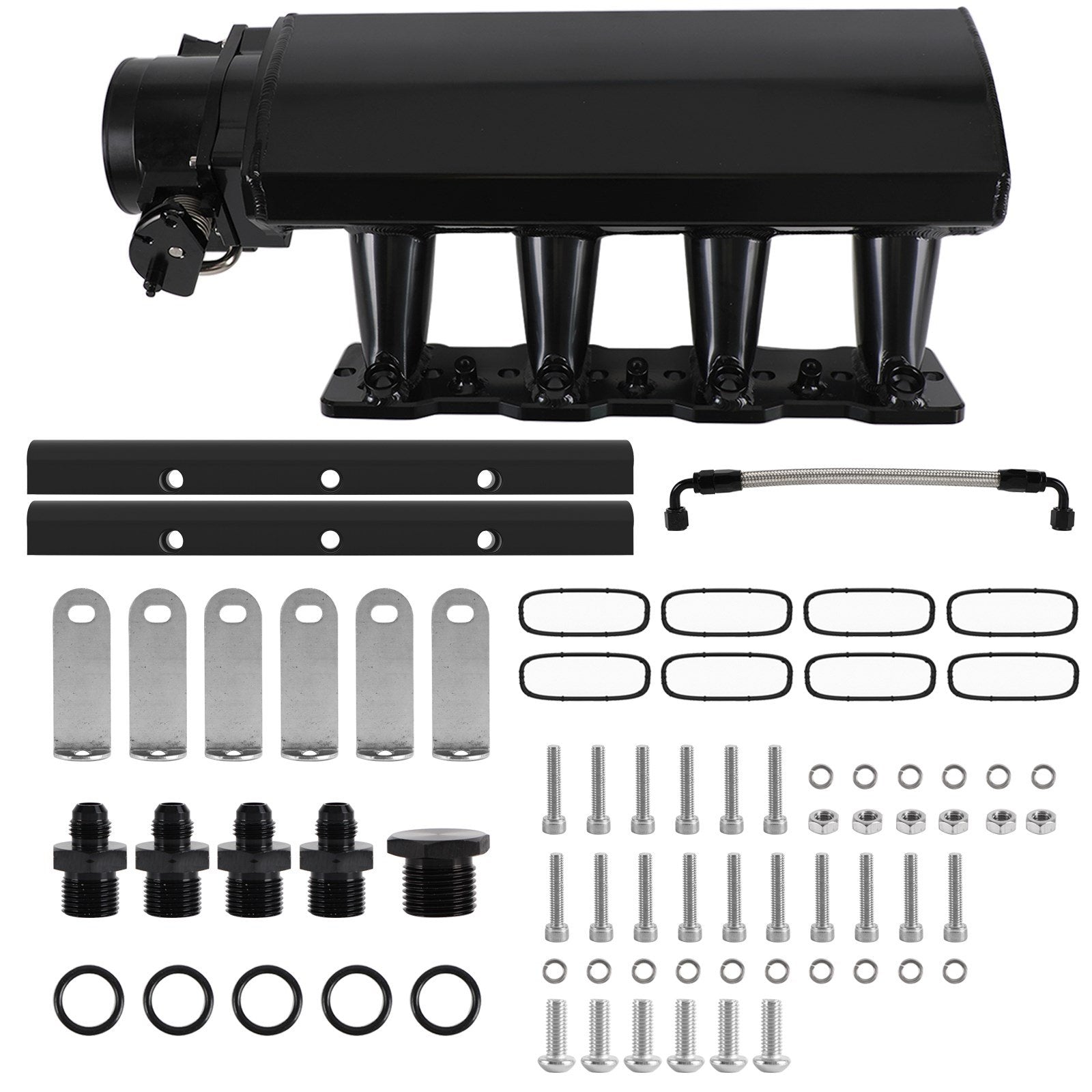 PALASER Chevrolet Small Block V8 Gen. Iii/iv Ls-based 102Mm Intake Manifold W/ Fuel Rails Cathedral Port