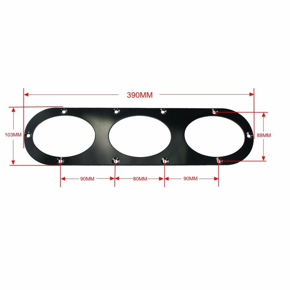 PALASER 2pcs Aluminum Universal Car Rear Bumper Race Air Diversion Diffuser Panel - Image 5