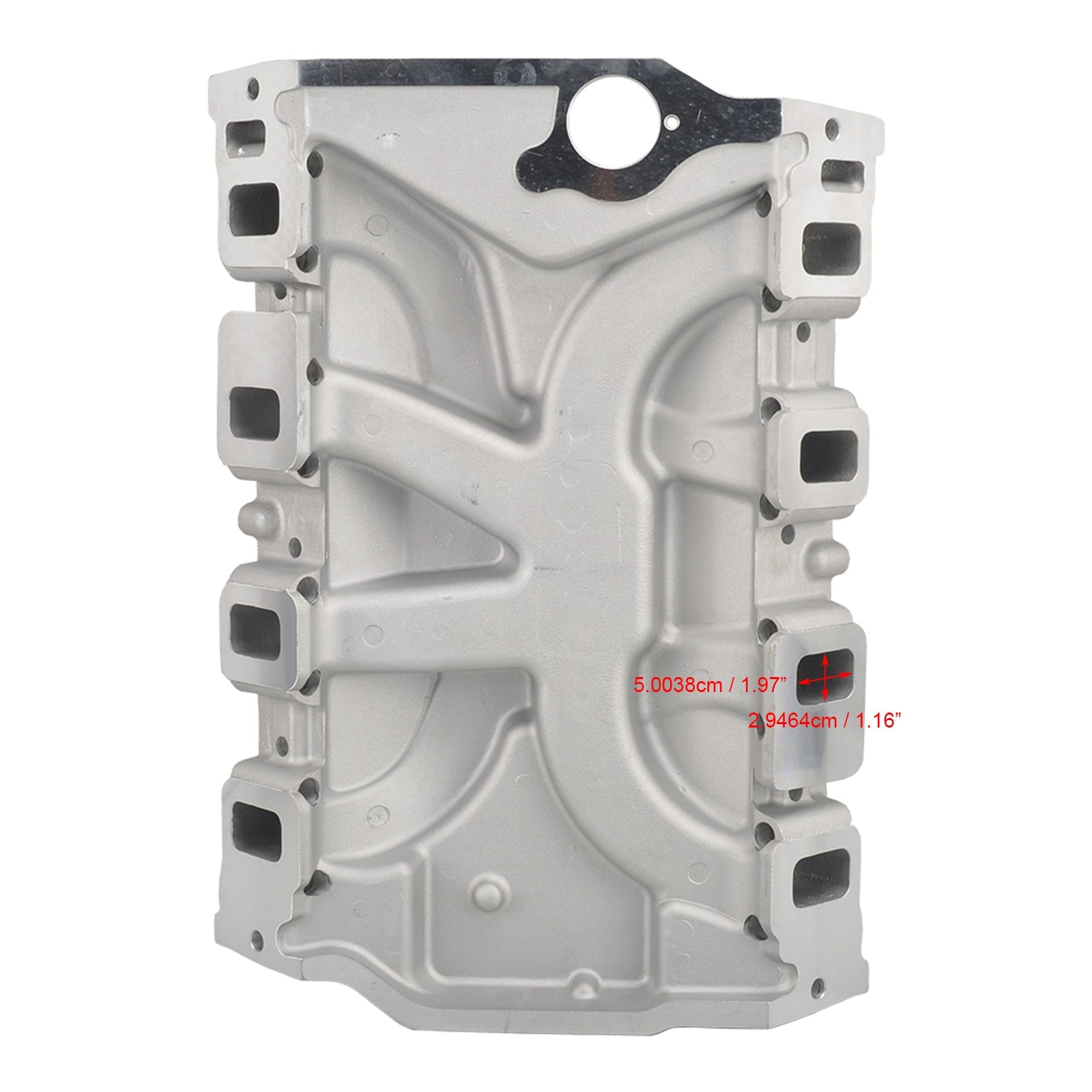 PALASER Ford Fe 390 406 410 427 428 Dual Plane Satin Intake Manifold Aluminum - Image 2
