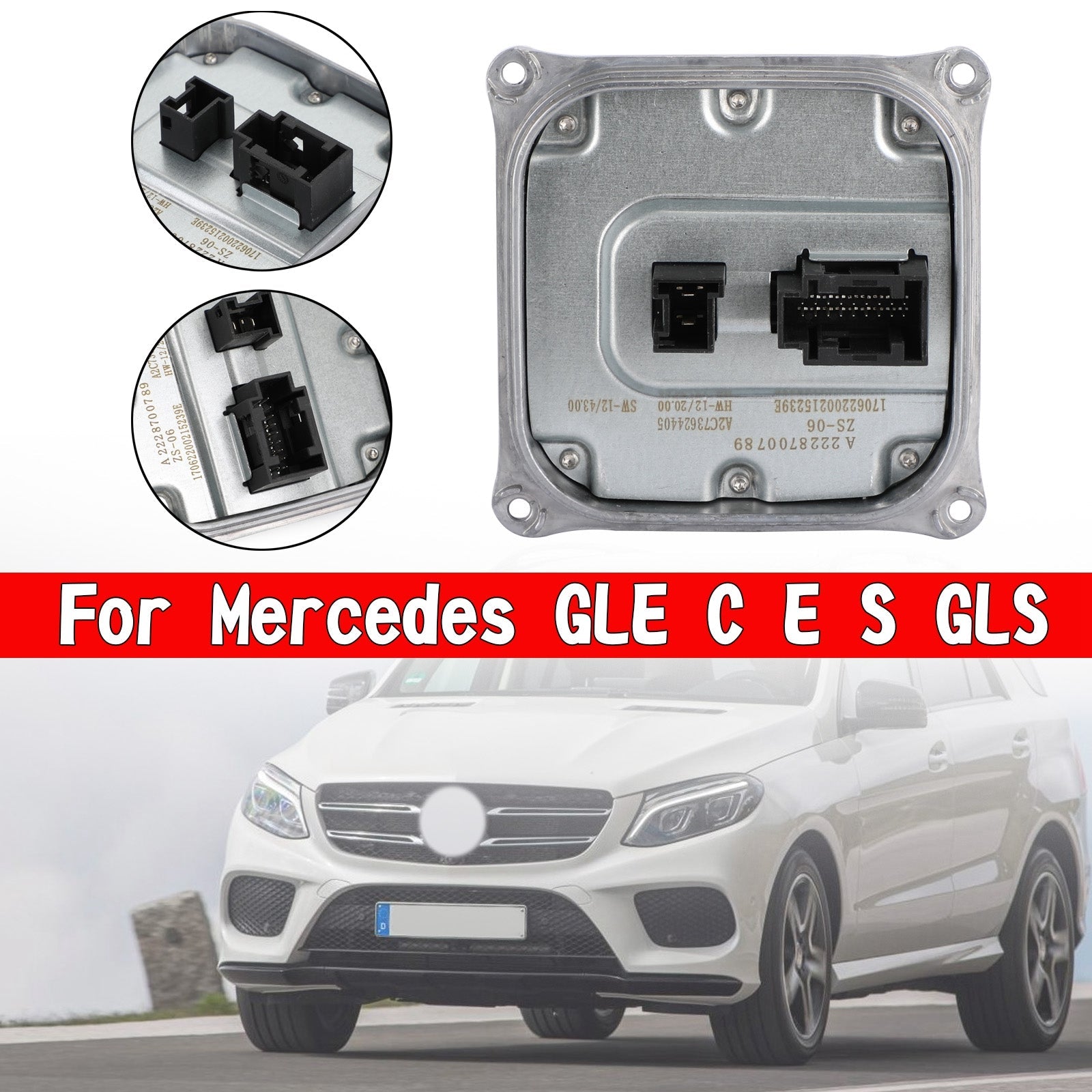 PALASER 2017 GLS350/GS450/GLS550/GLS63 Amg LED Headlight Control Module Computer Ballast A2228700789 - Image 4