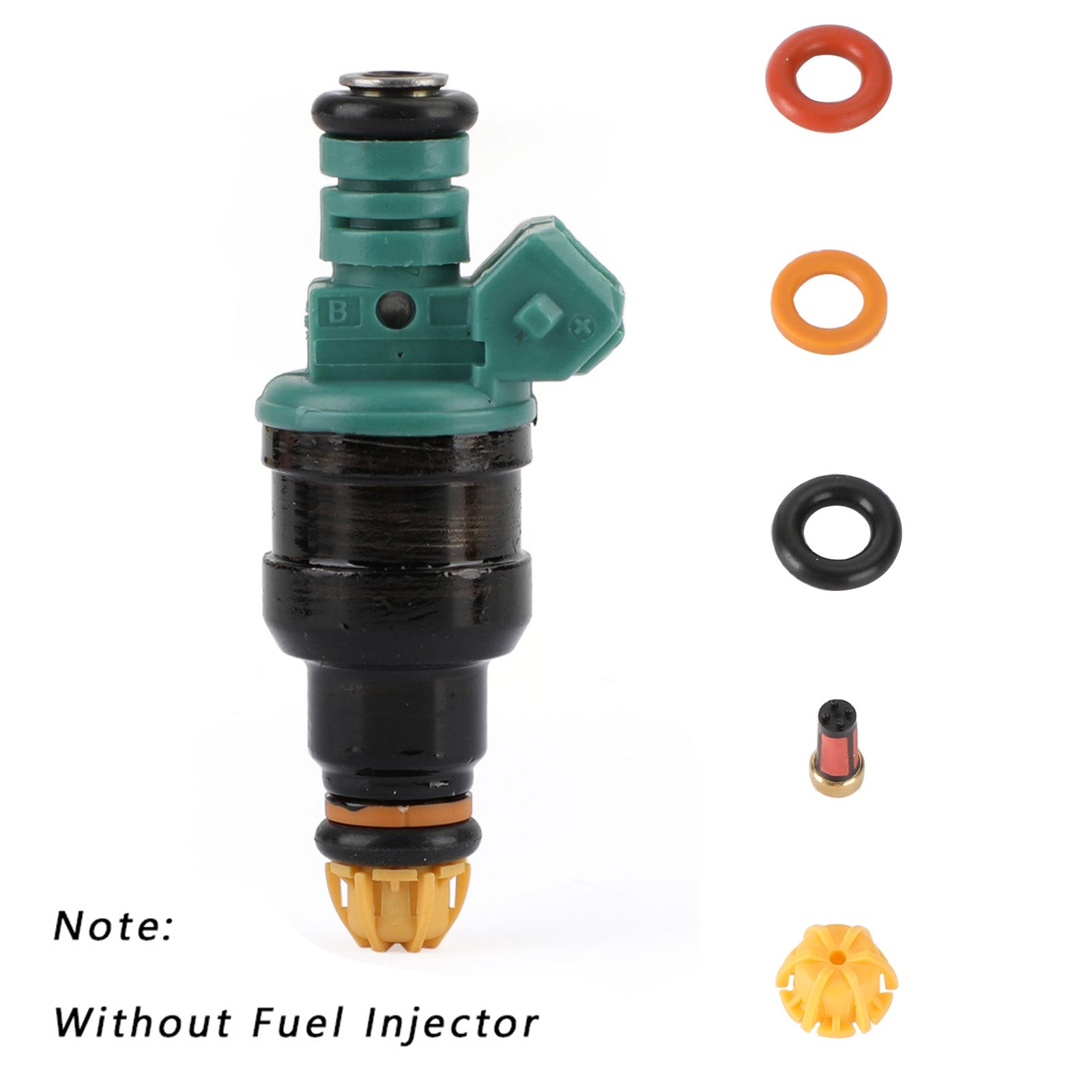 PALASER 1992-1995 BMW 325I 6 Set Fuel Injectors Repair Seal Kit 0280150415 - Image 2