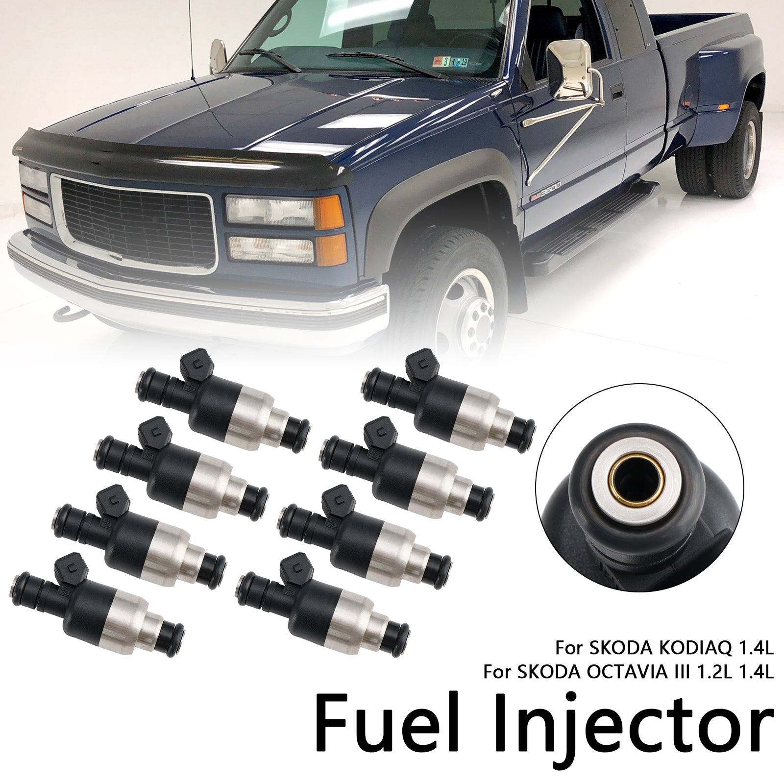 PALASER 1996-2000 GMC C3500HD K2500 K3500 8Pcs Fuel Injector 17109596 83211150 - Image 5