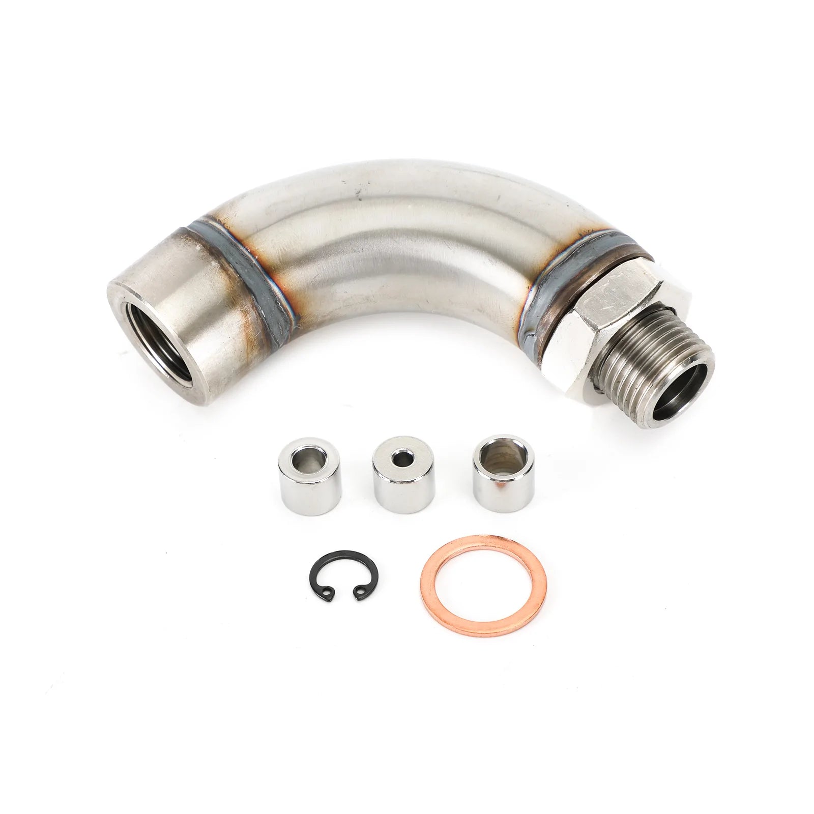 PALASER J Style M18X1.5 Sensor Angled Extender Spacer Kit For OBD2 Vihicle