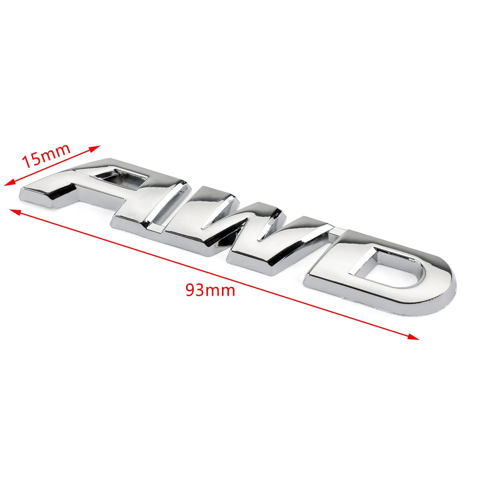 PALASER Awd Word Letter Metal Car Truck Sticker Emblem Badge Decal Auto Car - Image 2