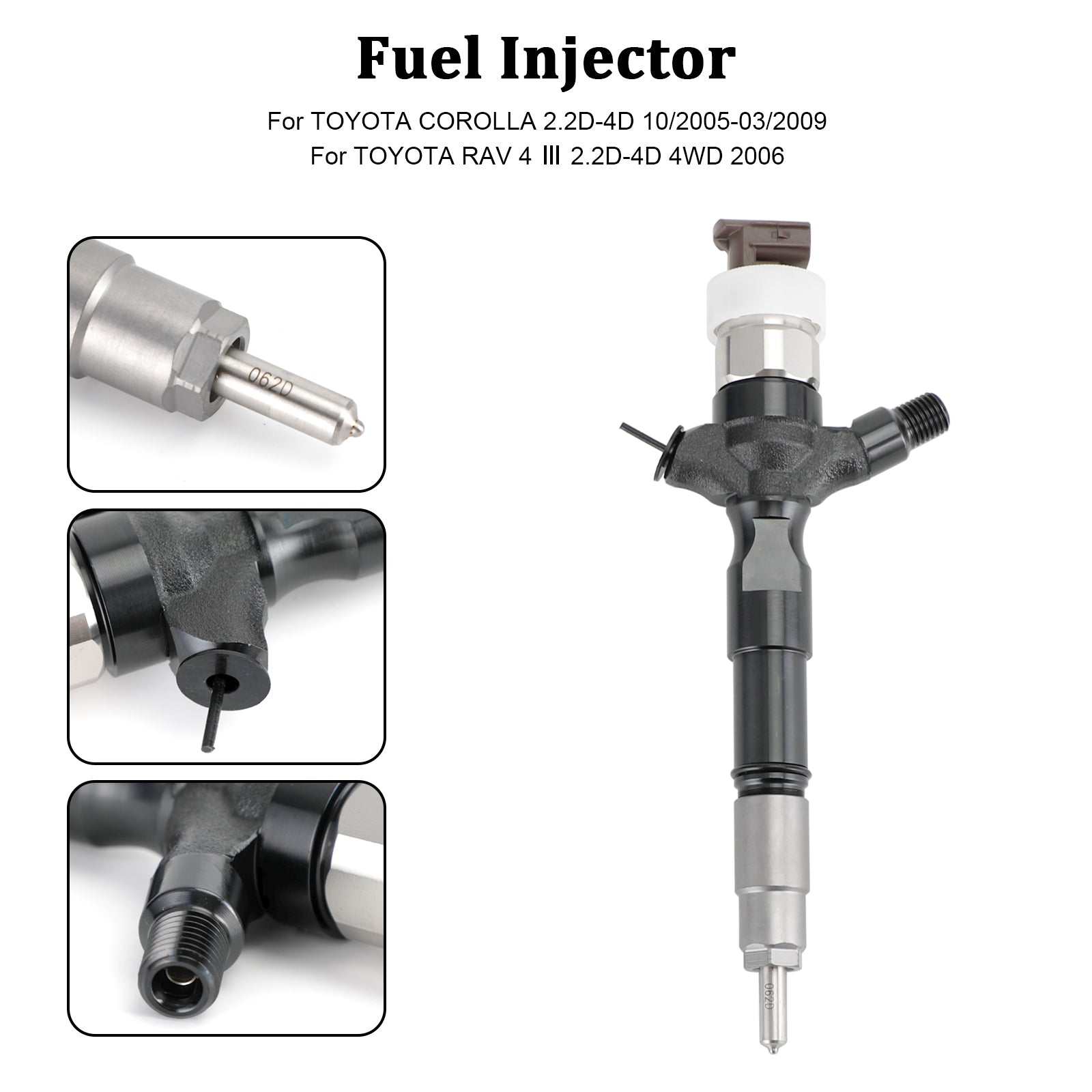 PALASER 2006+ Toyota Land Cruiser 1KD-FTV 2KD-FTV 1PCS Fuel Injector 095000-6760 23670-30140 - Image 9