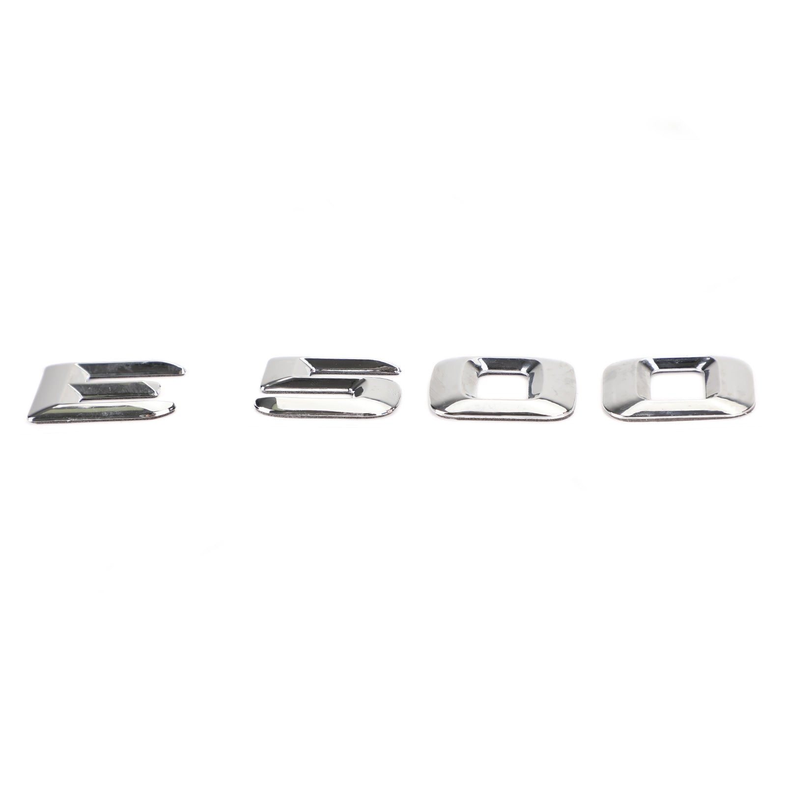 PALASER Mercedes E500 Chrome Rear Trunk Emblem Badge Nameplate Decal Letters Numbers - Image 9